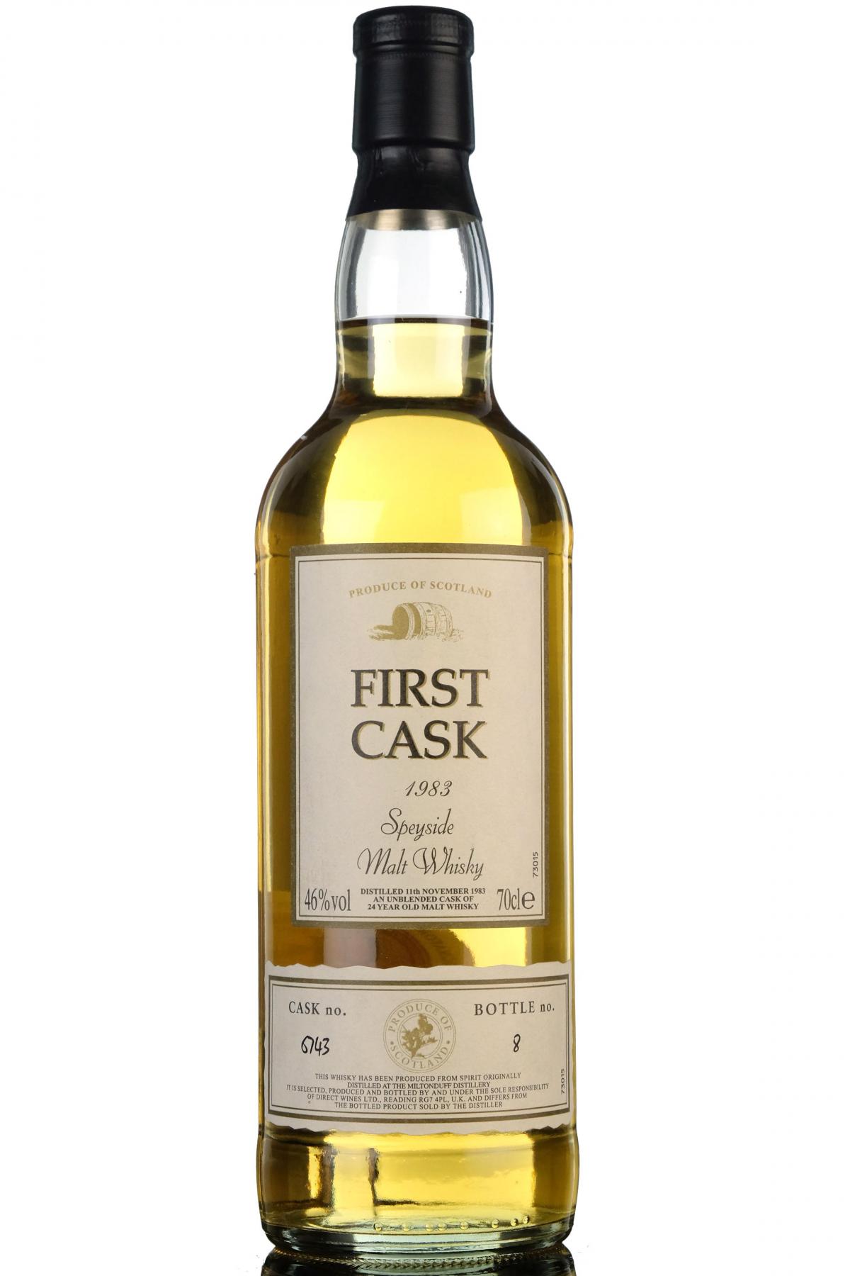 Miltonduff 1983 - 24 Year Old - First Cask 6743