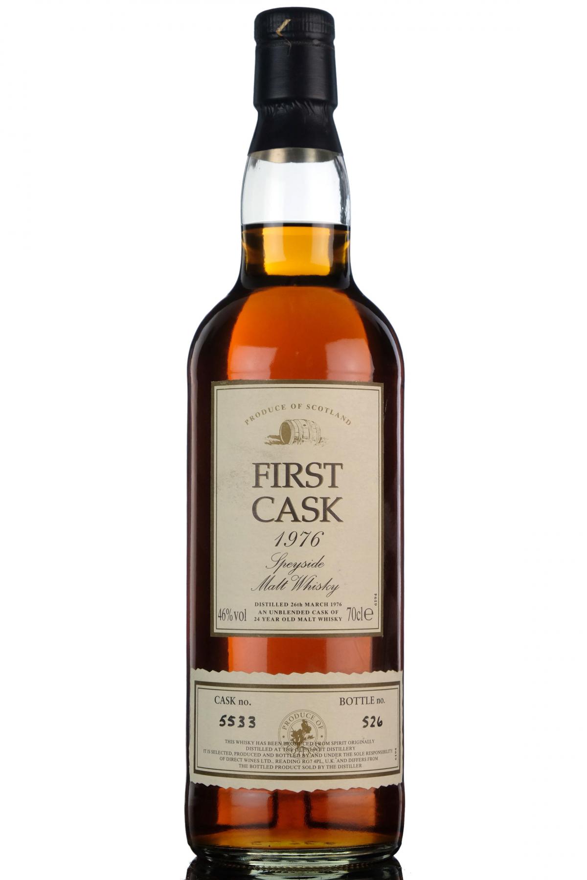 Glenlivet 1976 24 First Cask 5533