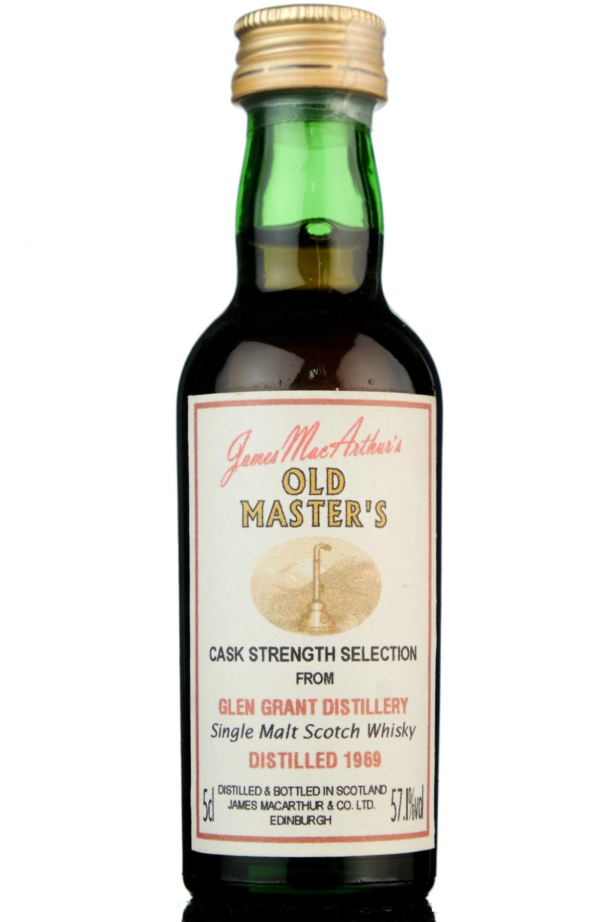 Glen Grant 1969 - James MacArthur - Old Masters Miniature