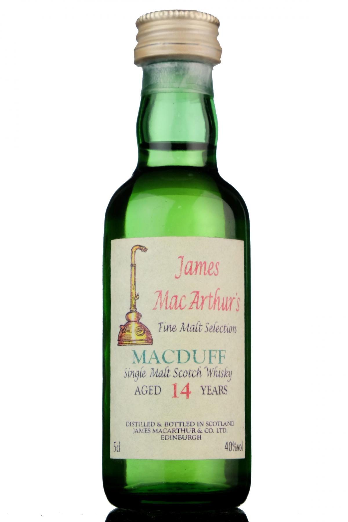 Macduff 14 Year Old - James MacArthur - Fine Malt Selection Miniature