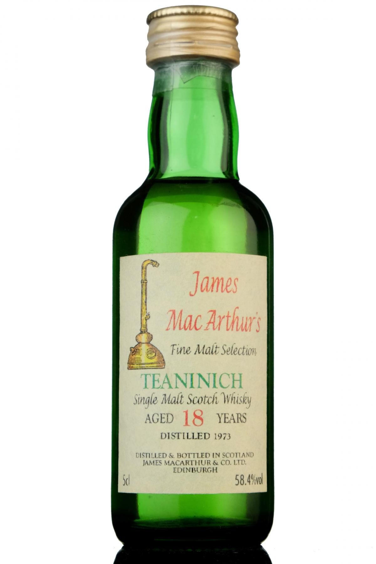 Teaninich 1973 - 18 Year Old - James MacArthur - Fine Malt Selection Miniature