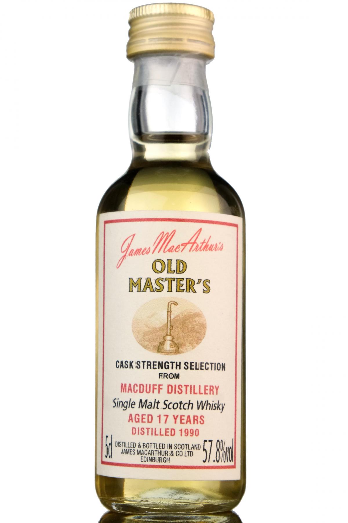 Macduff 1990 - 17 Year Old - James MacArthur - Old Masters Miniature