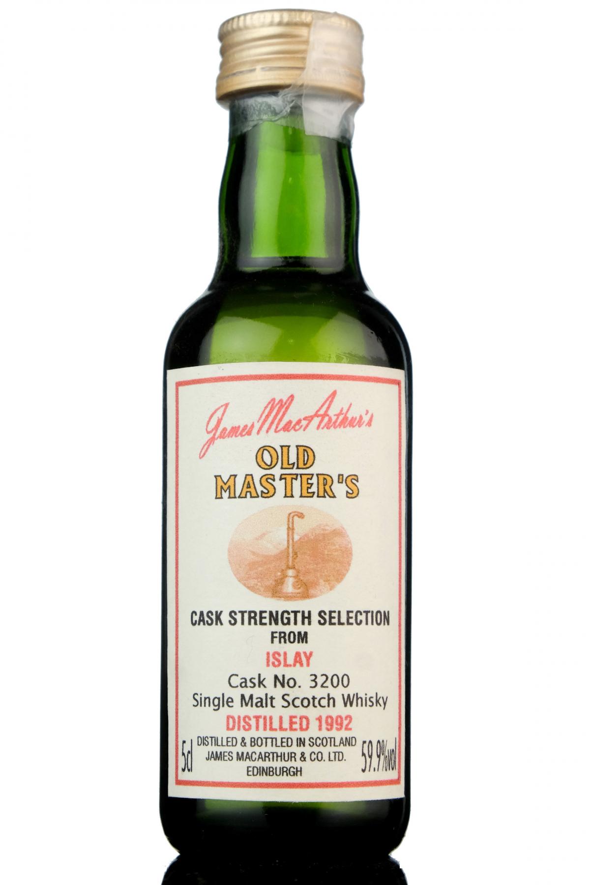 Islay 1992 - James MacArthur - Old Masters Miniature