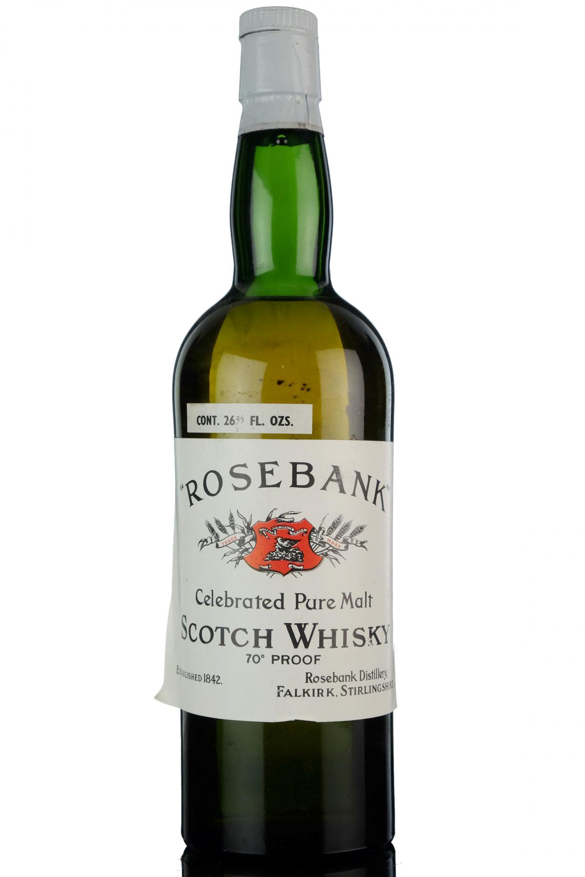 Rosebank Celebrated Pure Malt - 1960s
