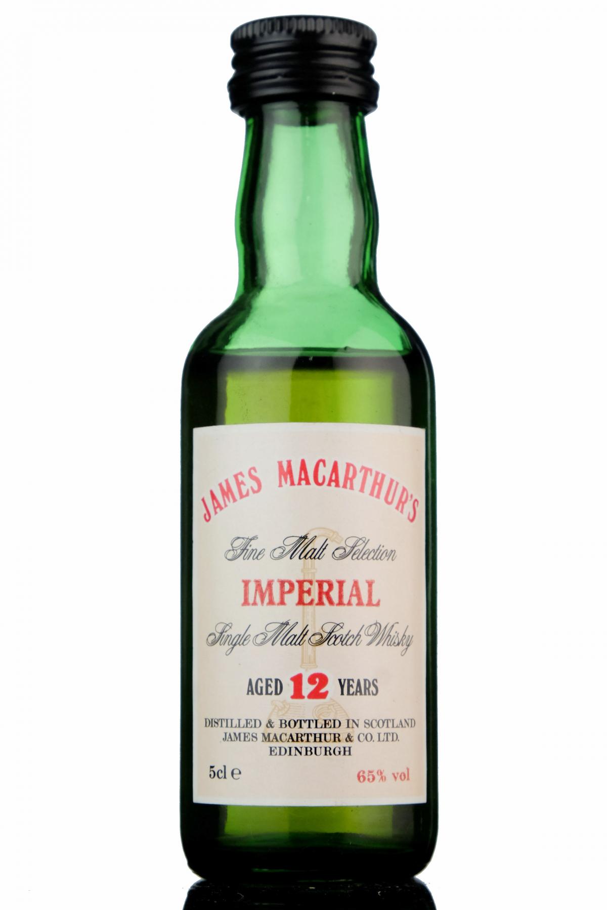 Imperial 12 Year Old - James MacArthur - Fine Malt Selection Miniature