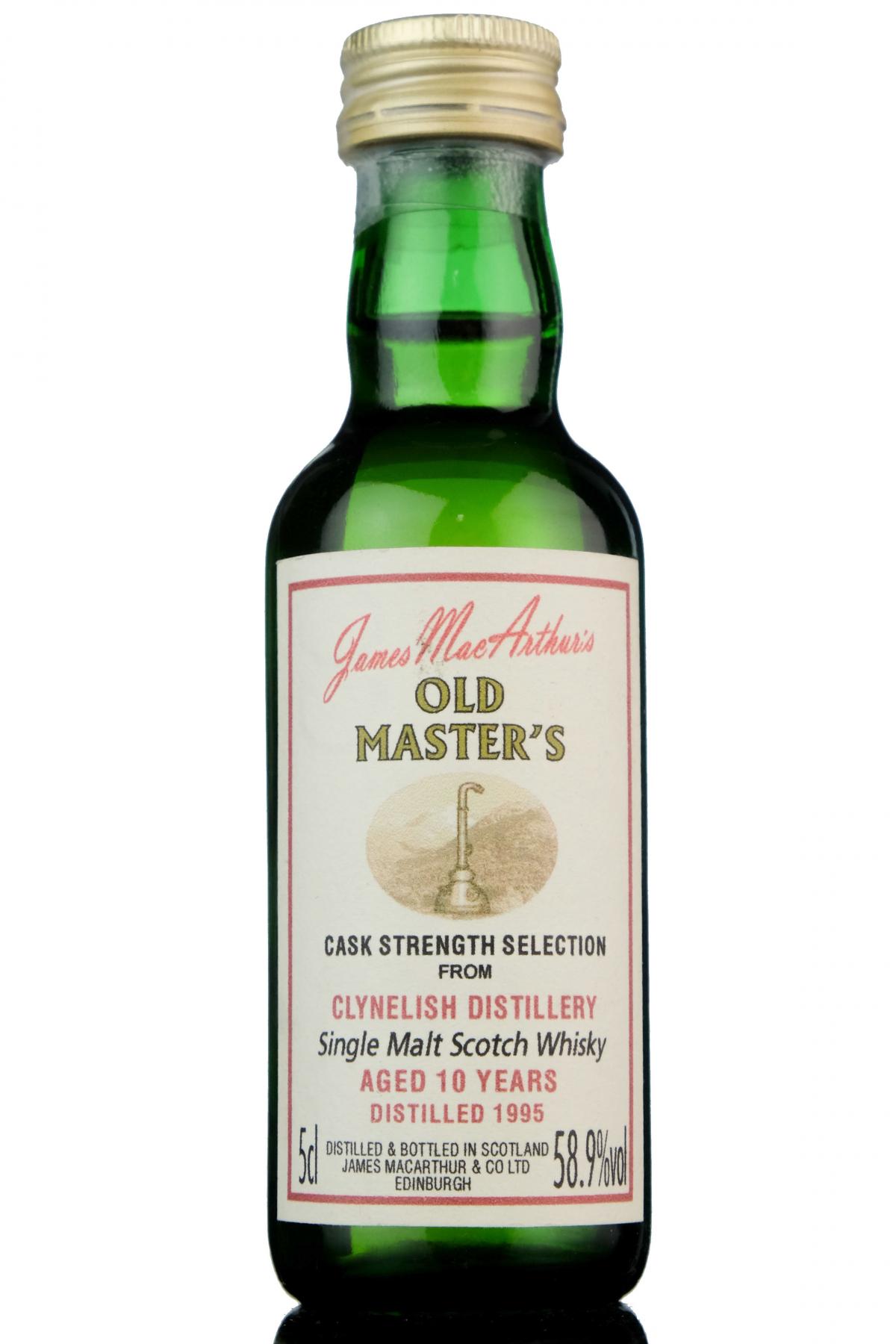 Clynelish 1995 - 10 Year Old - James MacArthur - Old Masters Miniature