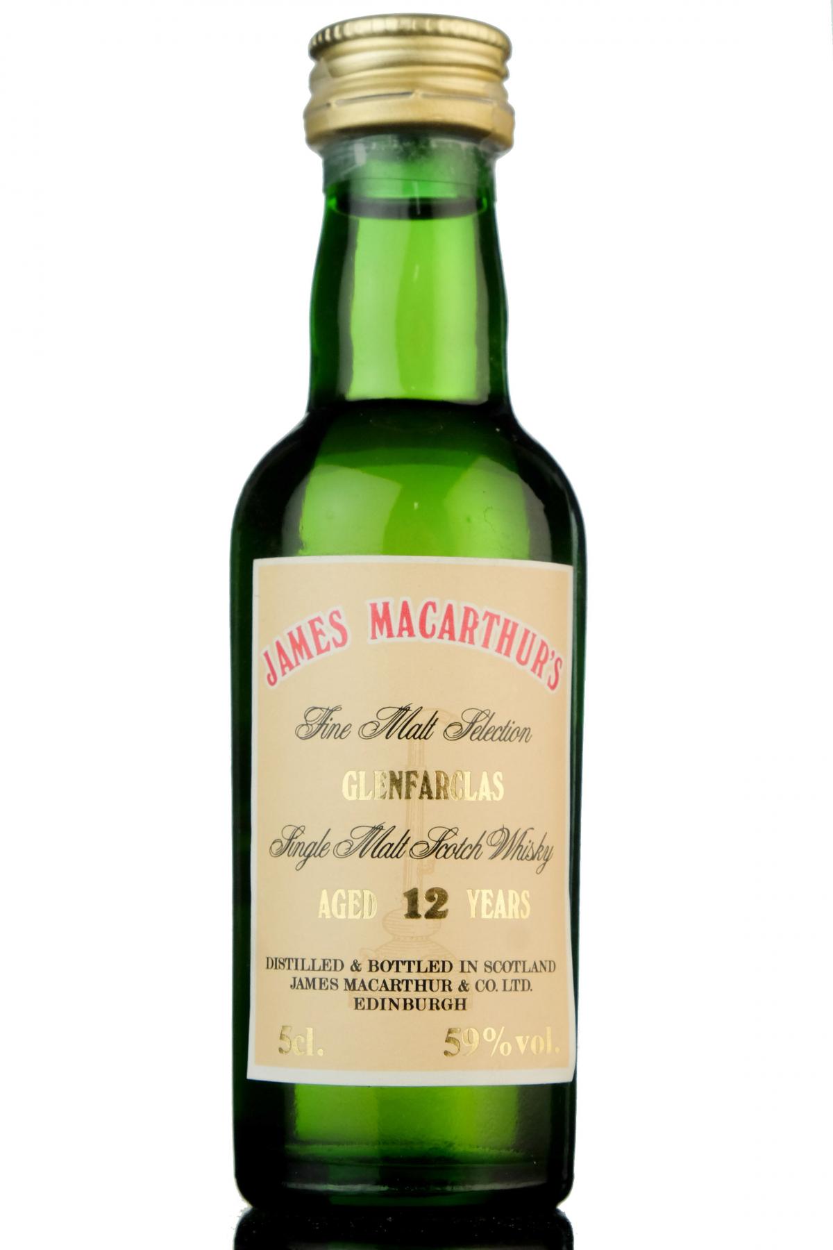 Glenfarclas 12 Year Old - James MacArthur - Fine Malt Selection Miniature
