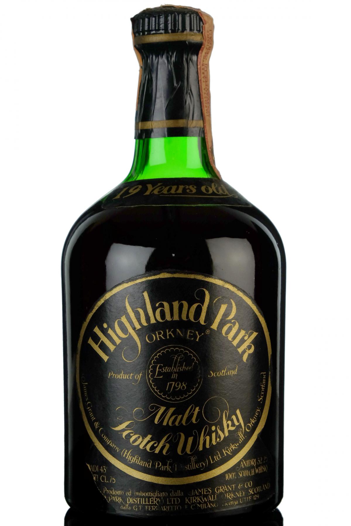 Highland Park 19 Year Old - Ferraretto Import