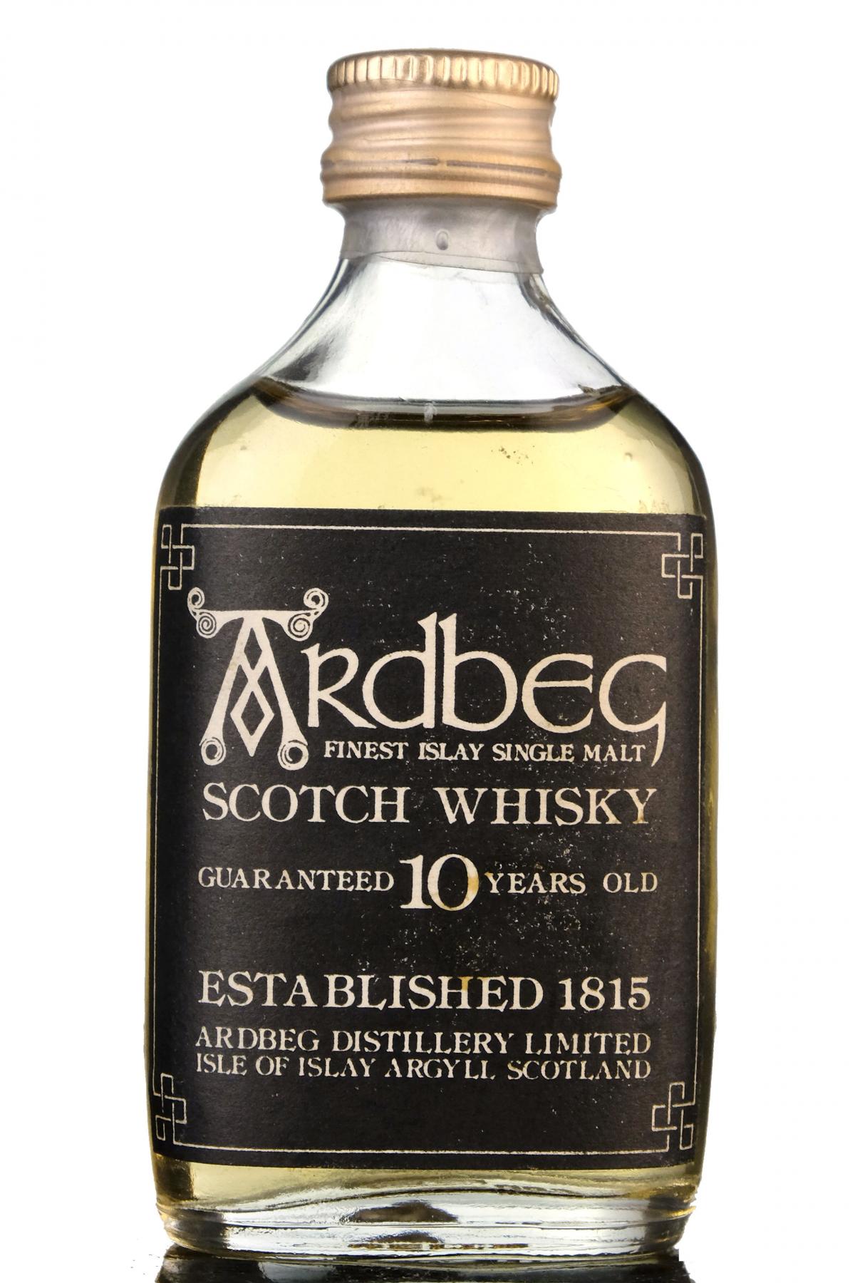 Ardbeg Guaranteed 10 Year Old Miniature