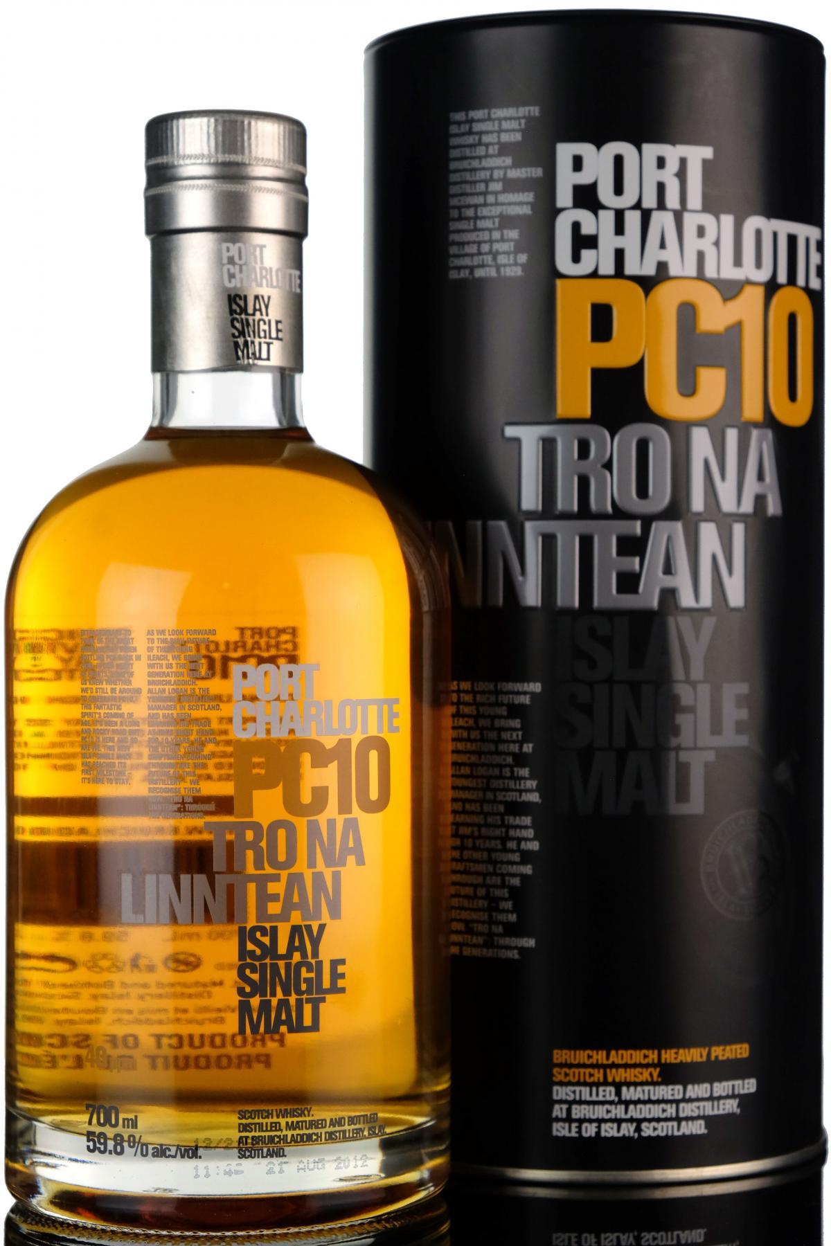 Bruichladdich 2002-2012 - Port Charlotte Tro Na Linntean - PC10