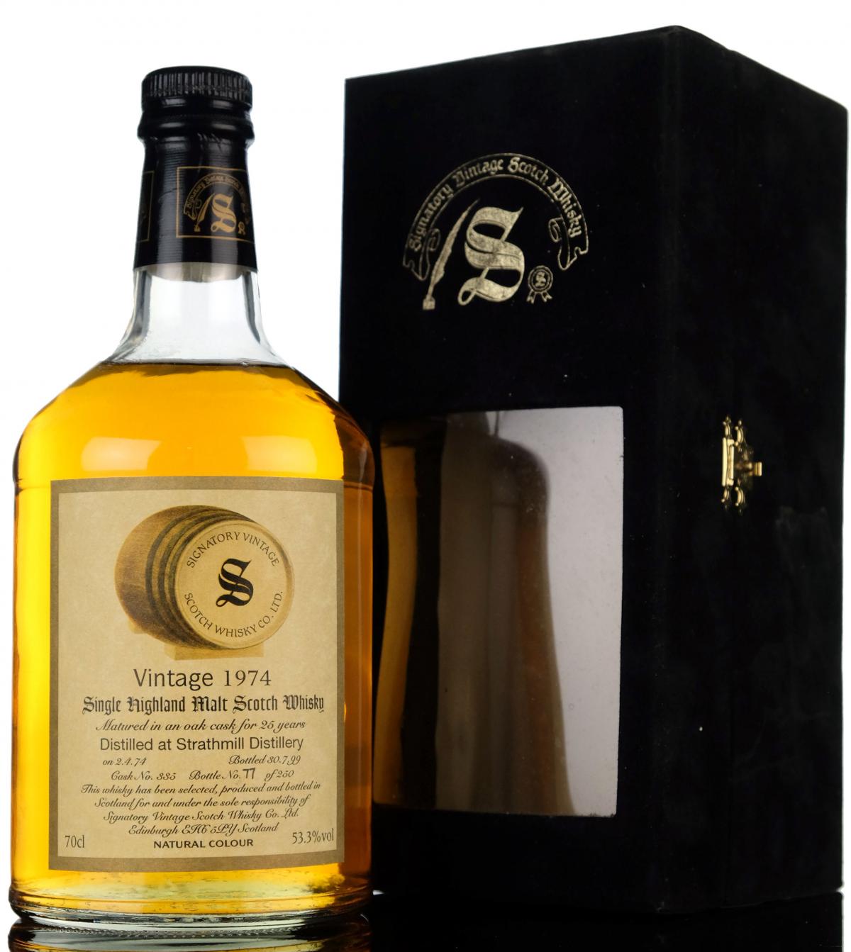 Strathmill 1974 - 1999 25 Signatory Vintage
