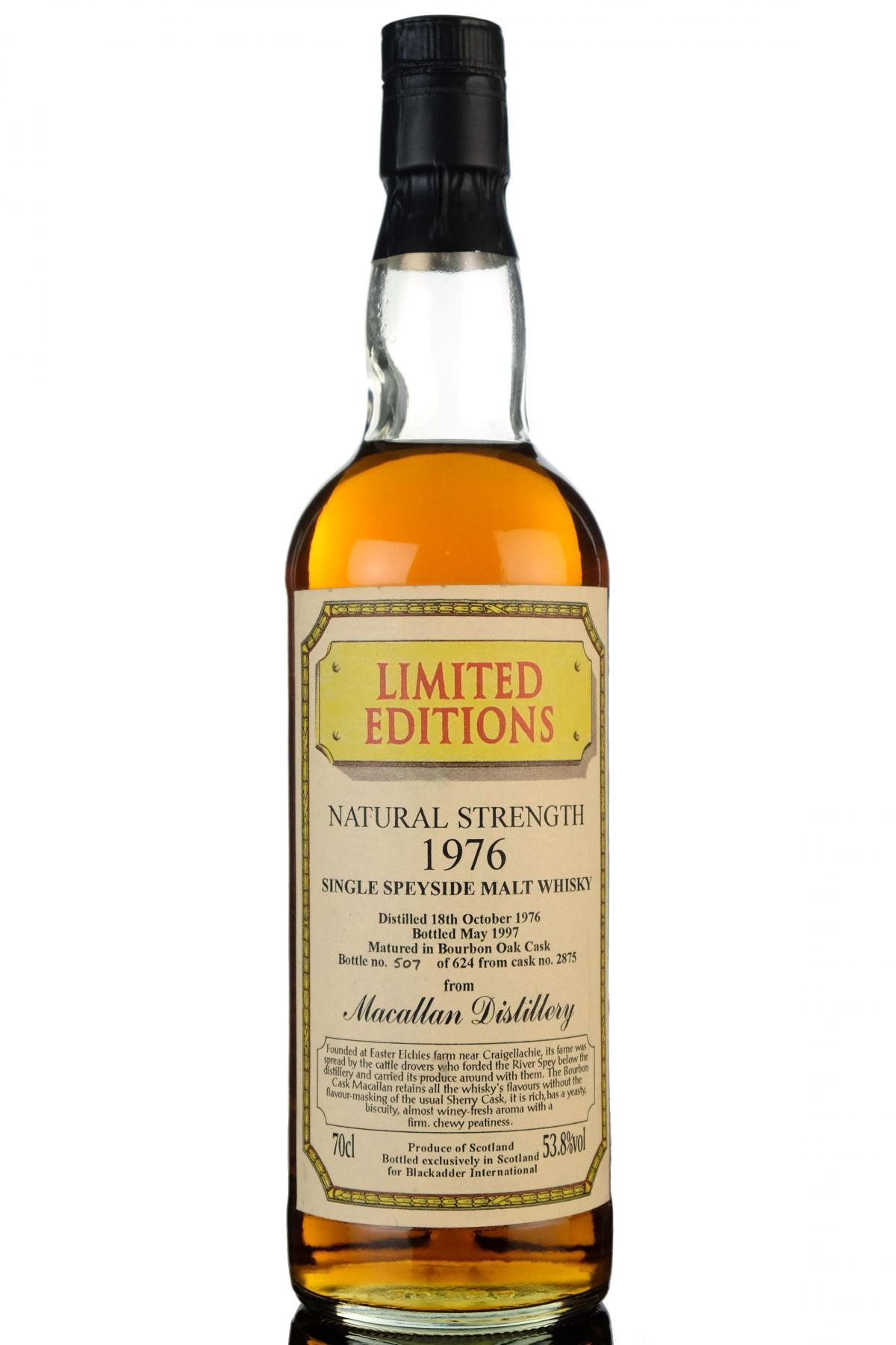 Macallan 1976-1997 - Blackadder