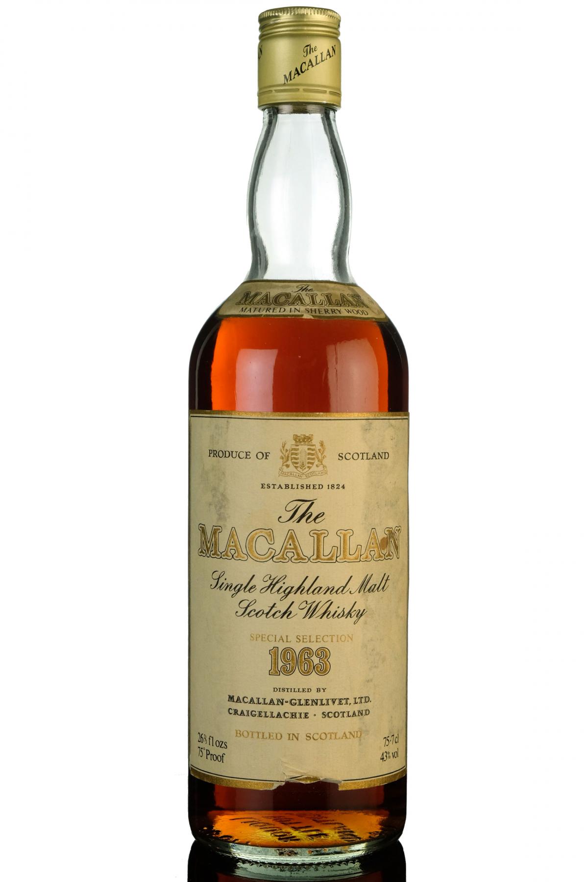 Macallan 1963 - Late 1970s