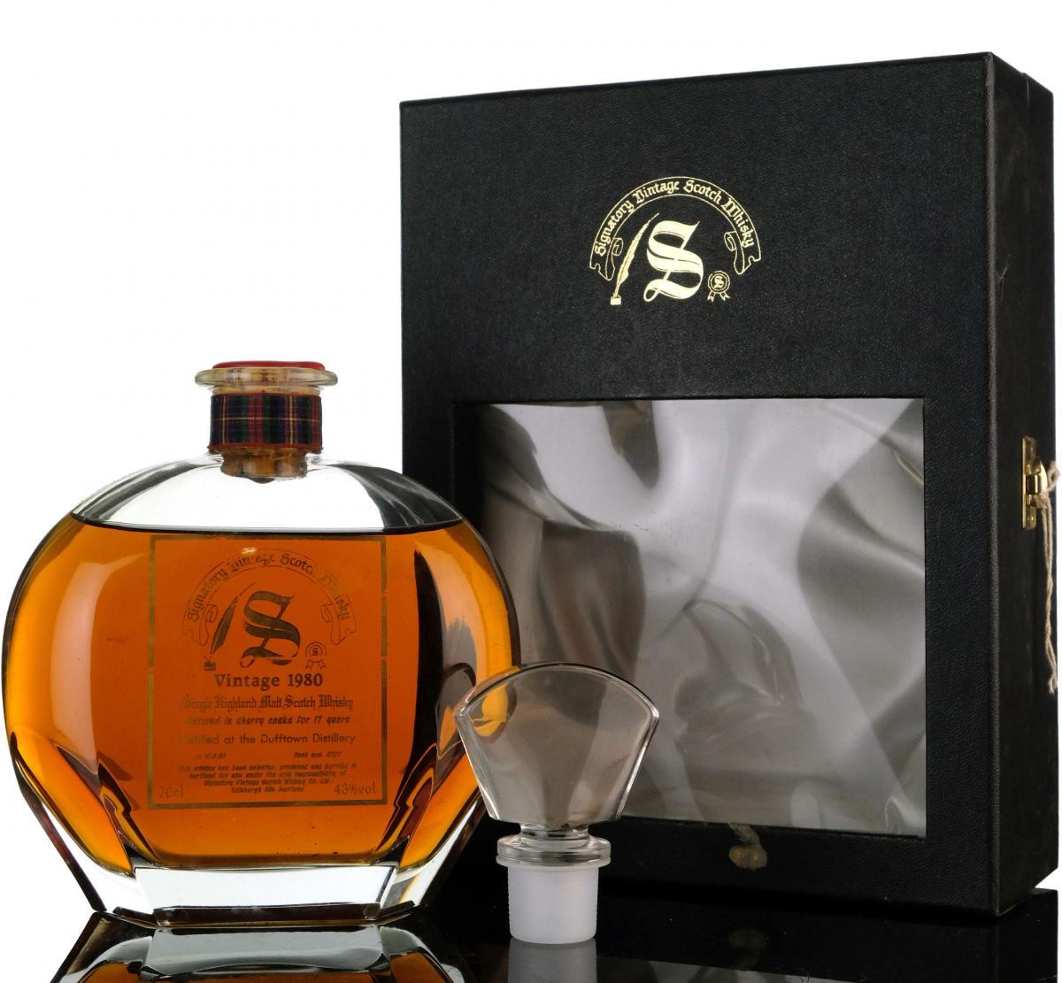 Dufftown 1980 17 Signatory Vintage Sherry Cask