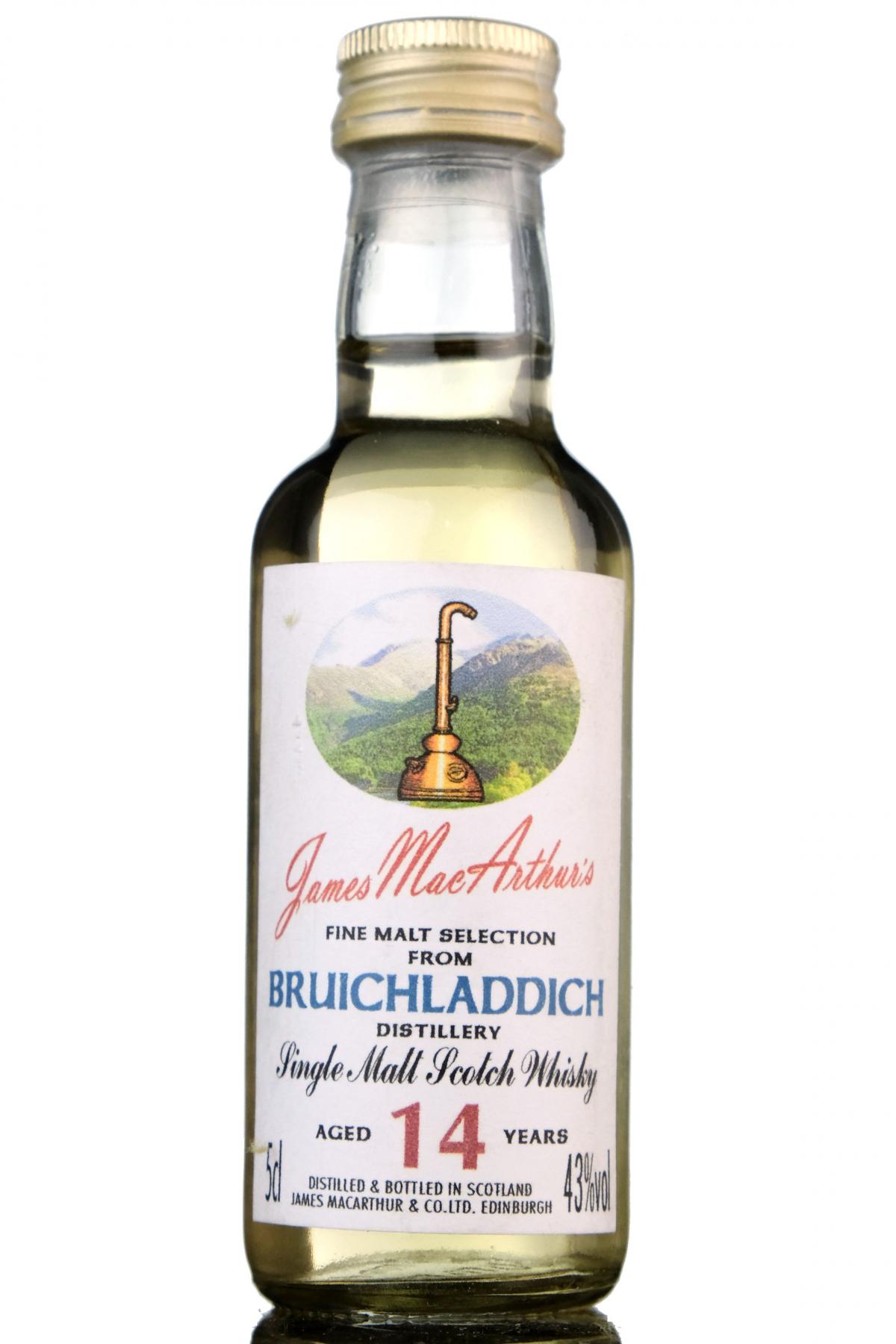Bruichladdich 14 Year Old - James MacArthur - Fine Malt Selection Miniature