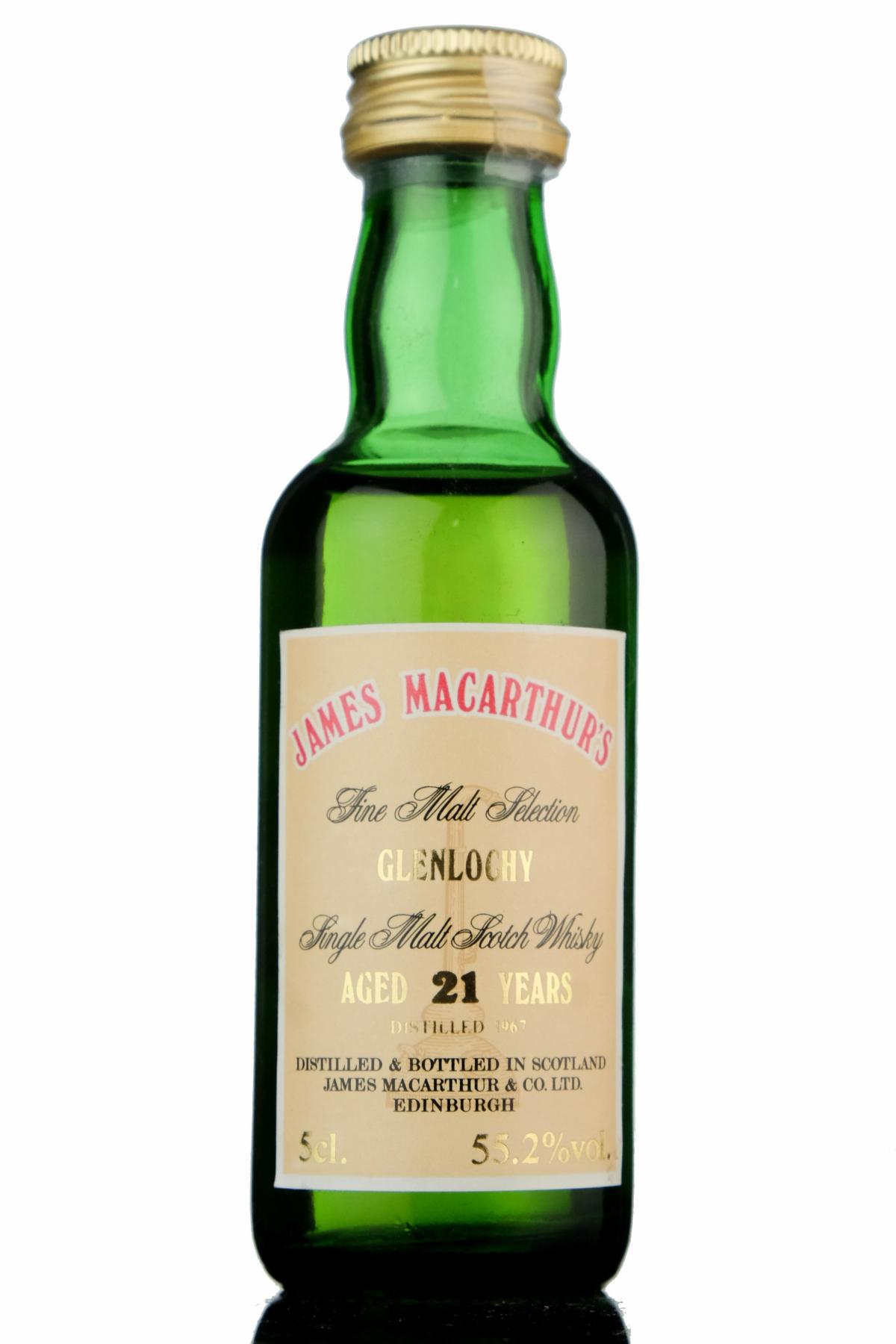 Glenlochy 1967 - 21 Year Old - James MacArthur - Fine Malt Selection Miniature