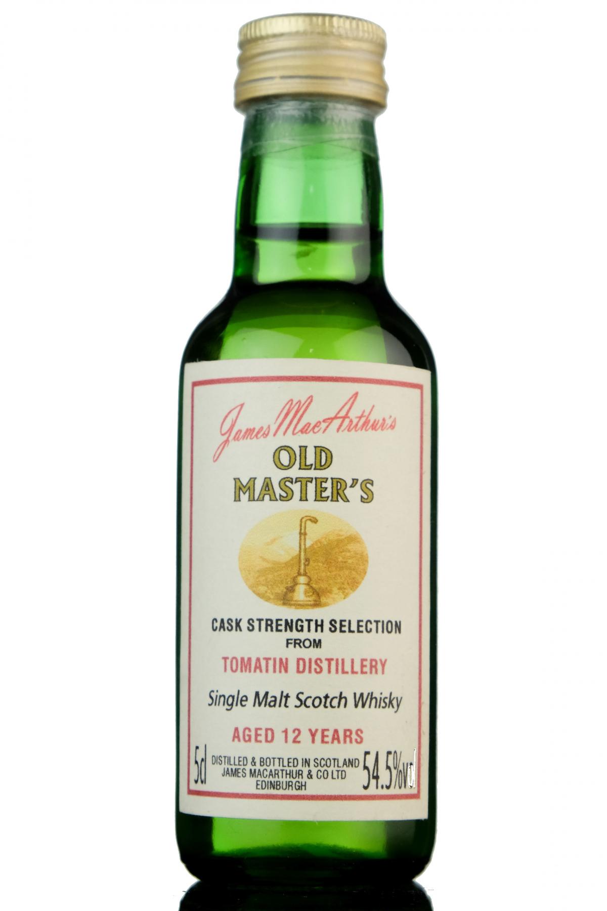 Tomatin 12 Year Old - James MacArthur - Old Masters Miniature