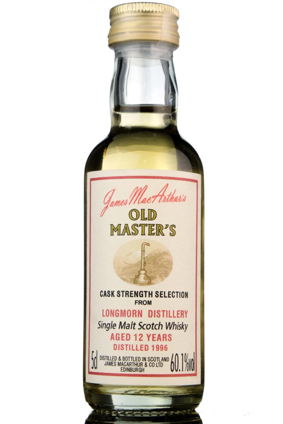 Longmorn 1996 - 12 Year Old - James MacArthur - Old Masters Miniature