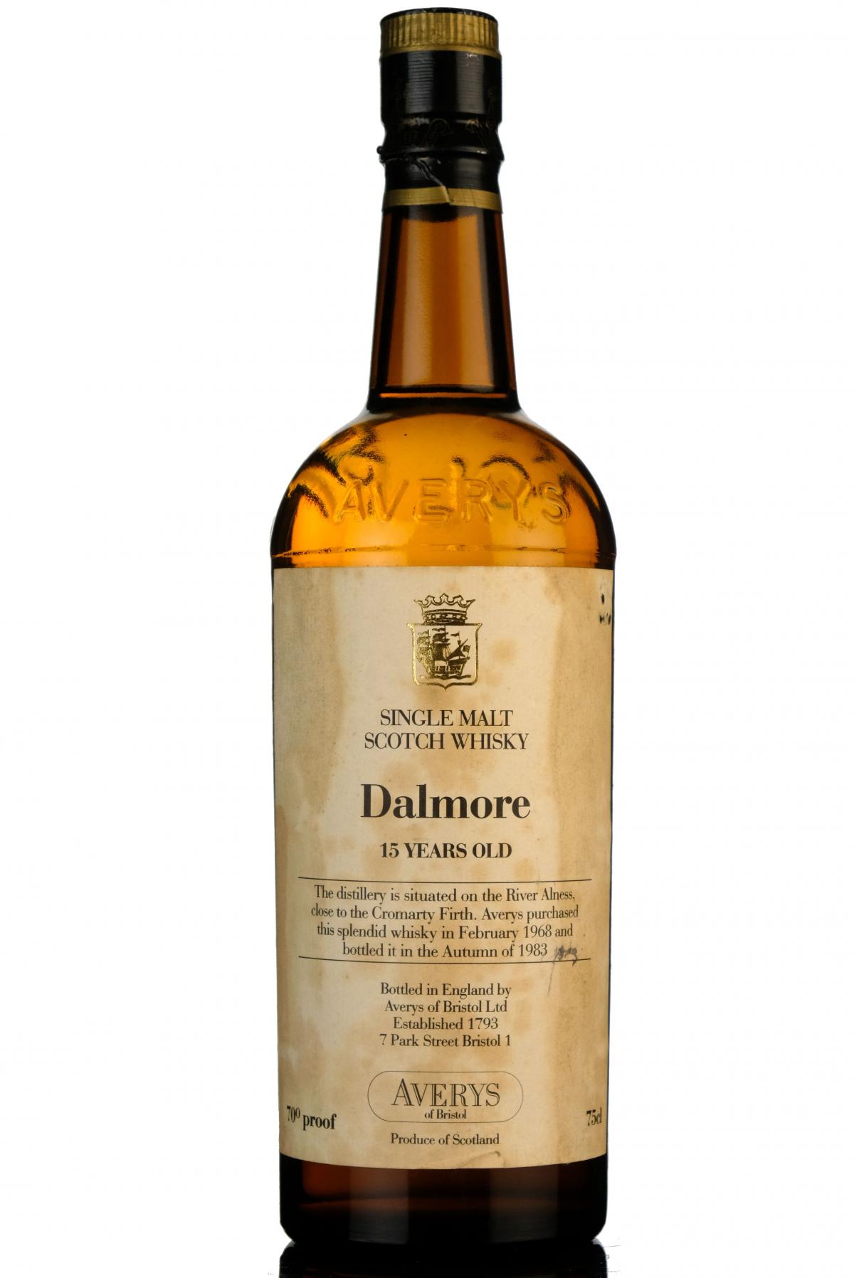 Dalmore 1968-1983 - 15 Year Old - Averys Of Bristol
