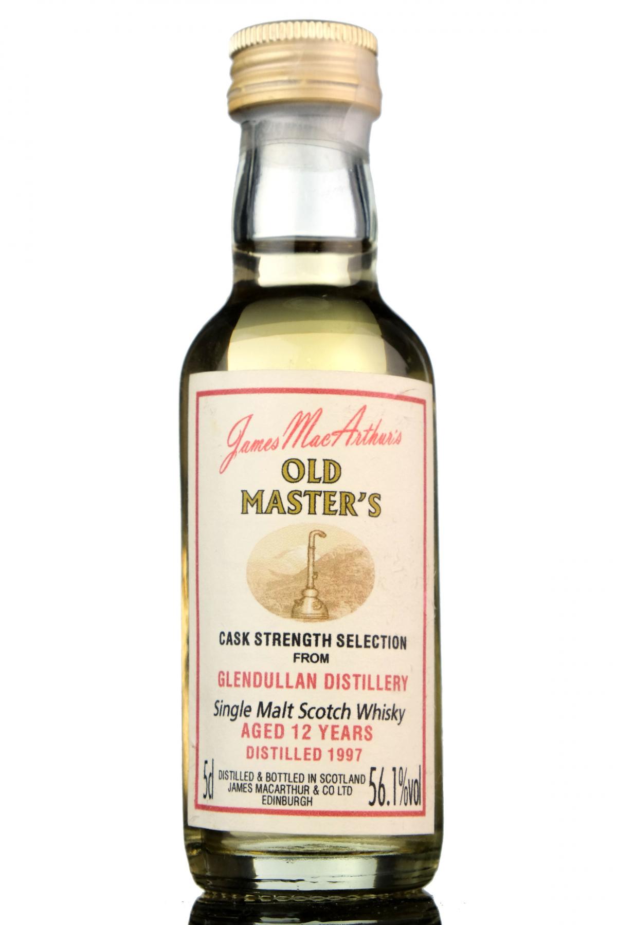 Glendullan 1997 - 12 Year Old - James MacArthur - Old Masters Miniature