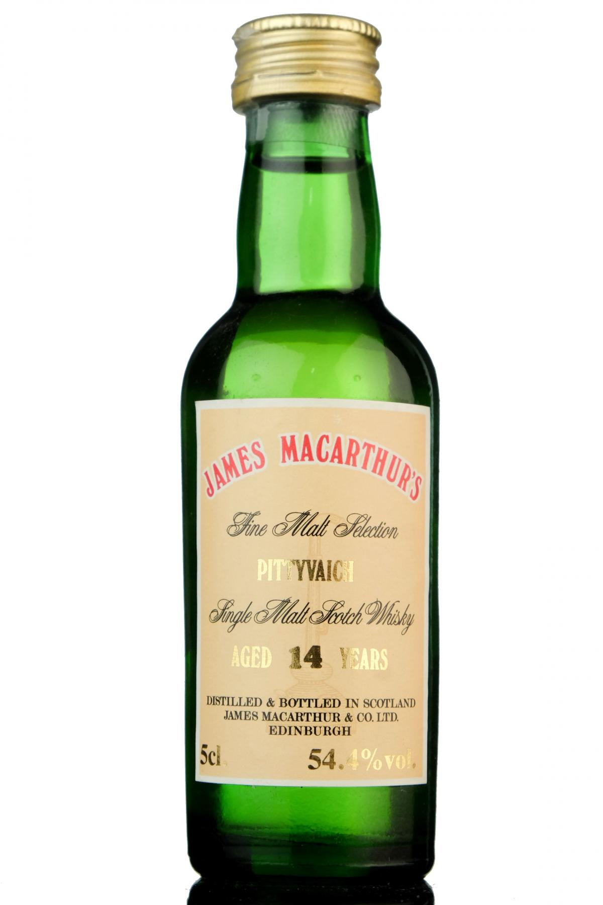 Pittyvaich 14 Year Old - James MacArthur - Fine Malt Selection Miniature