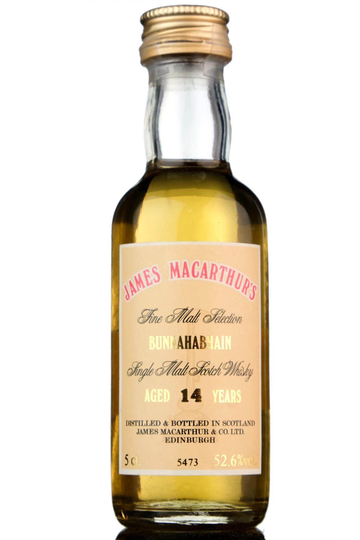 Bunnahabhain 14 Year Old - James MacArthur - Fine Malt Selection Miniature