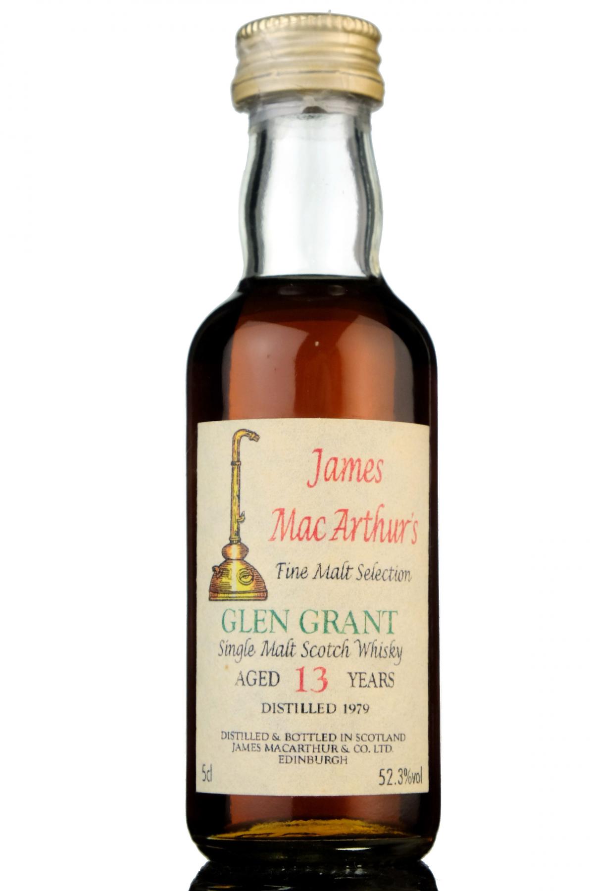 Glen Grant 1979 - 13 Year Old - James MacArthur - Fine Malt Selection Miniature
