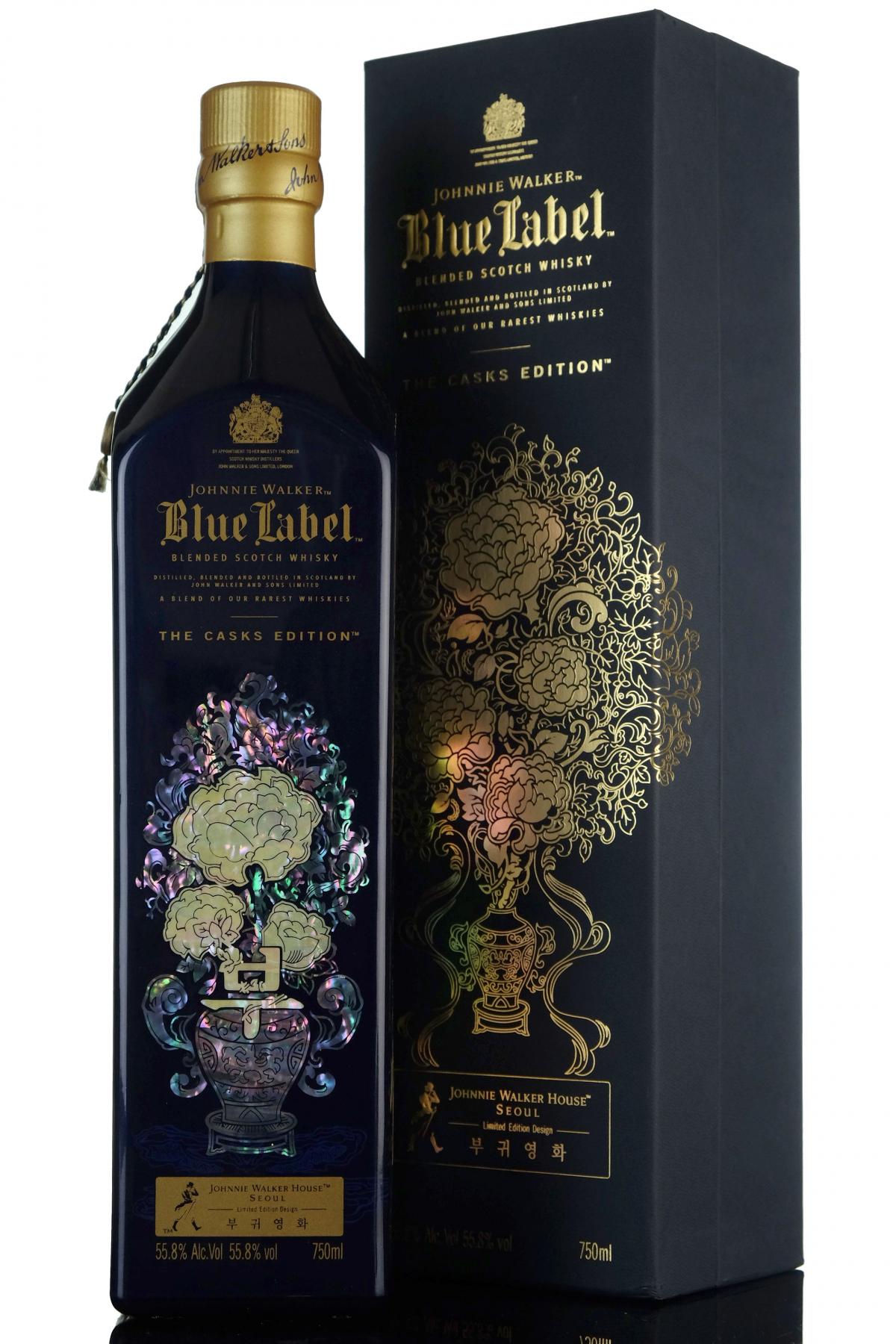 Johnnie Walker Blue Label - The Casks Edition  'Bu Gwi Yeong Hwa'  Litre