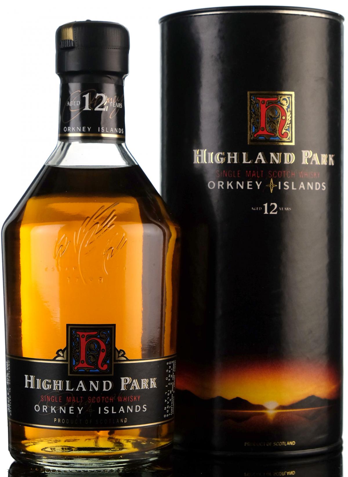 Highland Park 12 Year Old - 1990s - Half Bottle