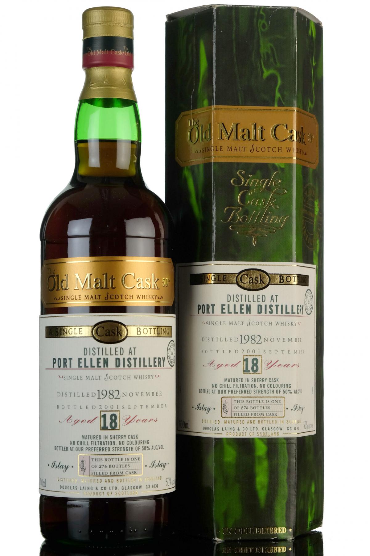 Port Ellen 1982-2001 - 18 Year Old - Douglas Laing - Old Malt Cask - Sherry