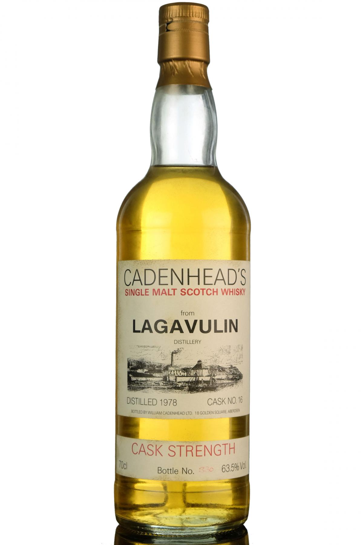 Lagavulin 1978 - Cadenheads Cask Strength 16