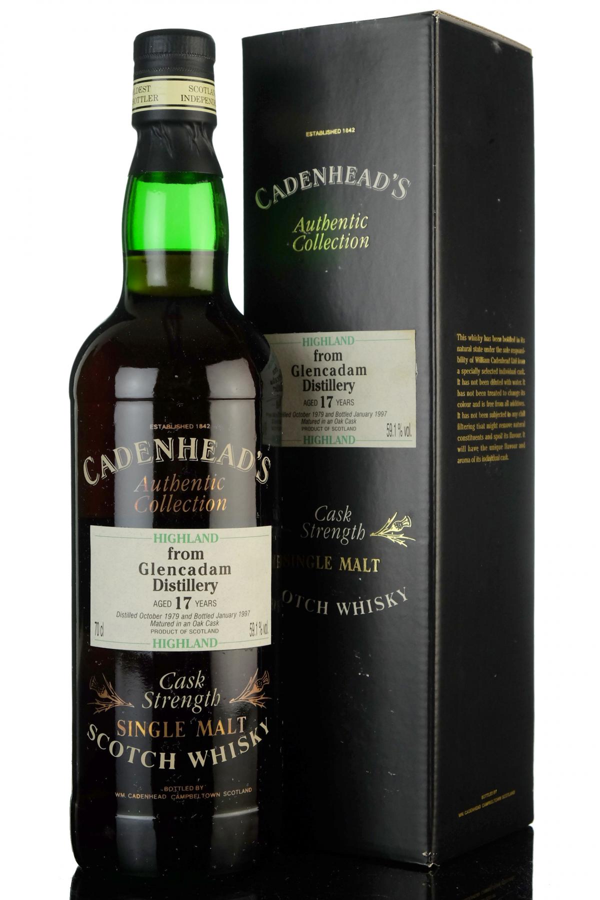 Glencadam 1979-1997 - 17 Year Old - Cadenheads Authentic Collection