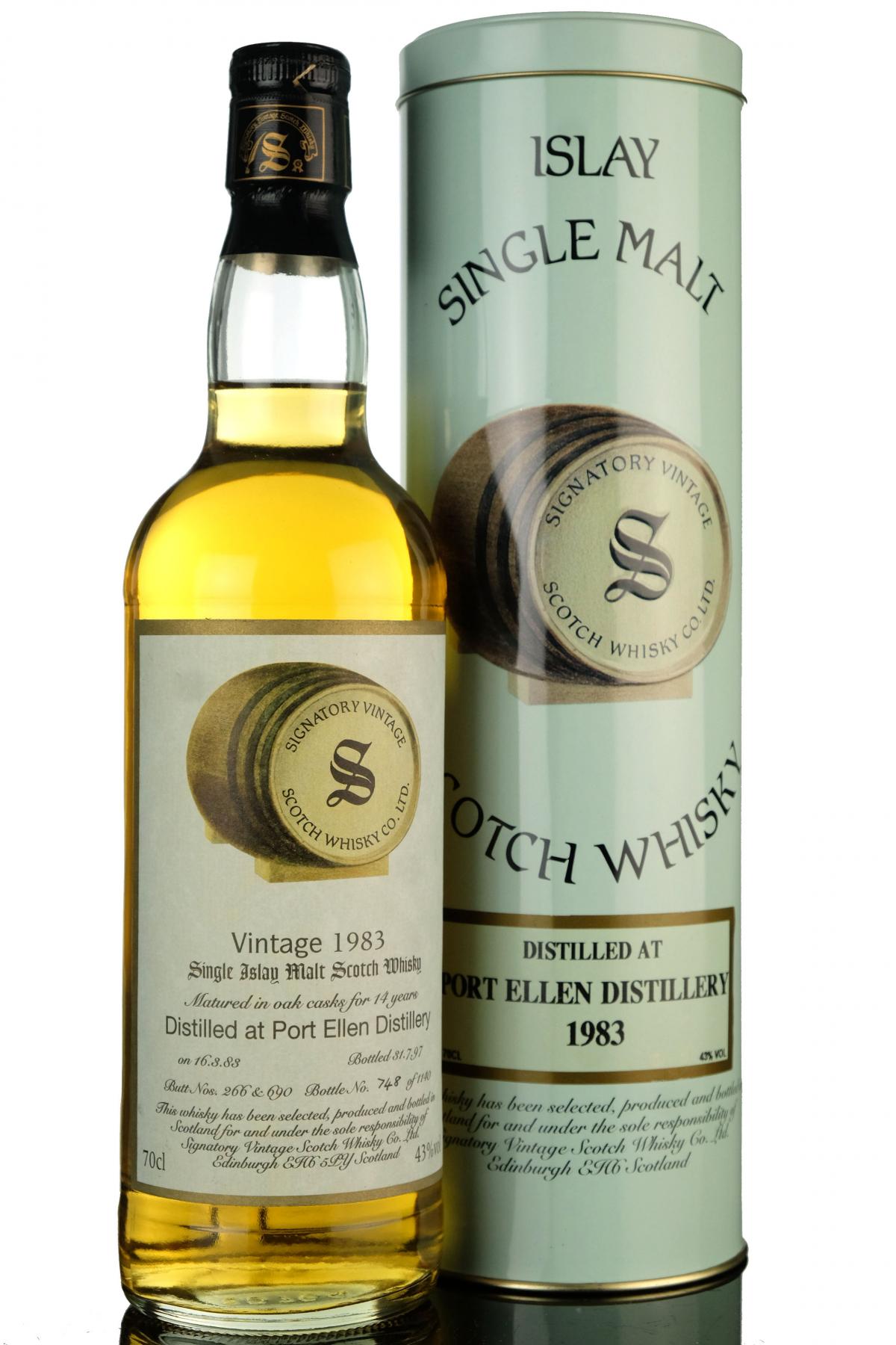 Port Ellen 1983-1997 - 14 Year Old - Signatory Vintage