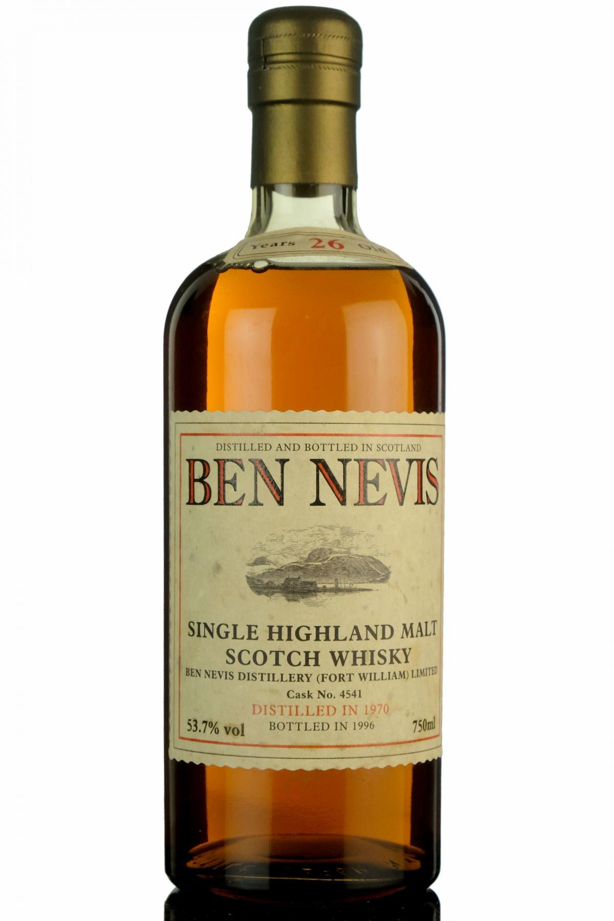 Ben Nevis 1970-1996 - 26 Year Old - Single Cask 4541