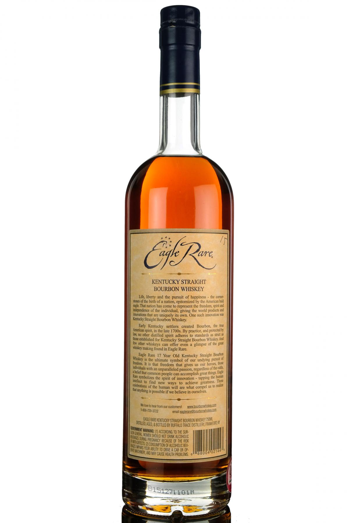 Eagle Rare 17 Year Old - Spring 2015 - Kentucky Straight Bourbon Whiskey