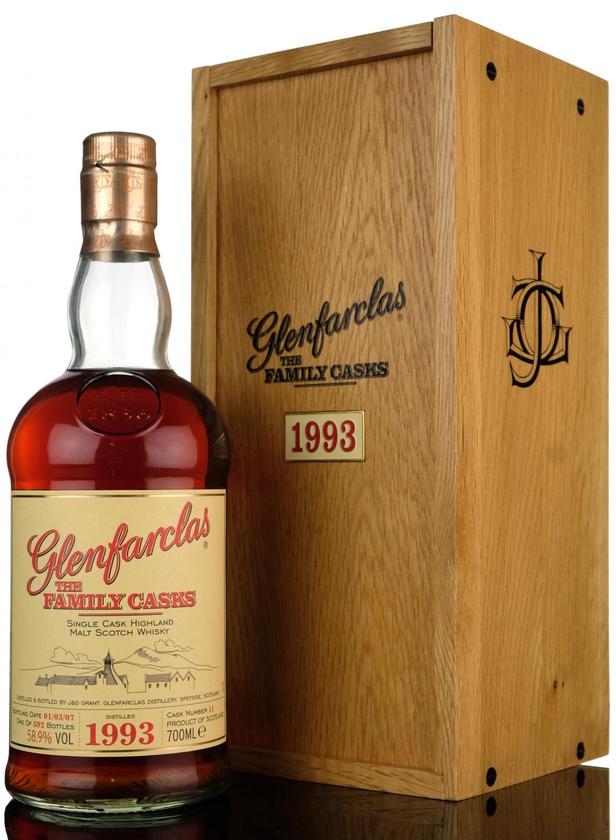 Glenfarclas 1993-2007 - The Family Casks 11