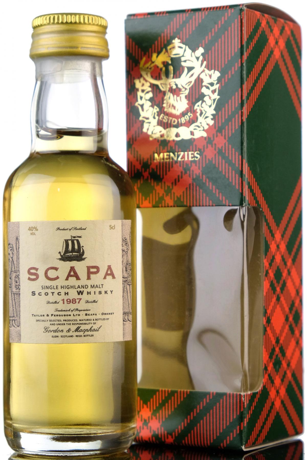 Scapa 1987 - Gordon & MacPhail Miniature