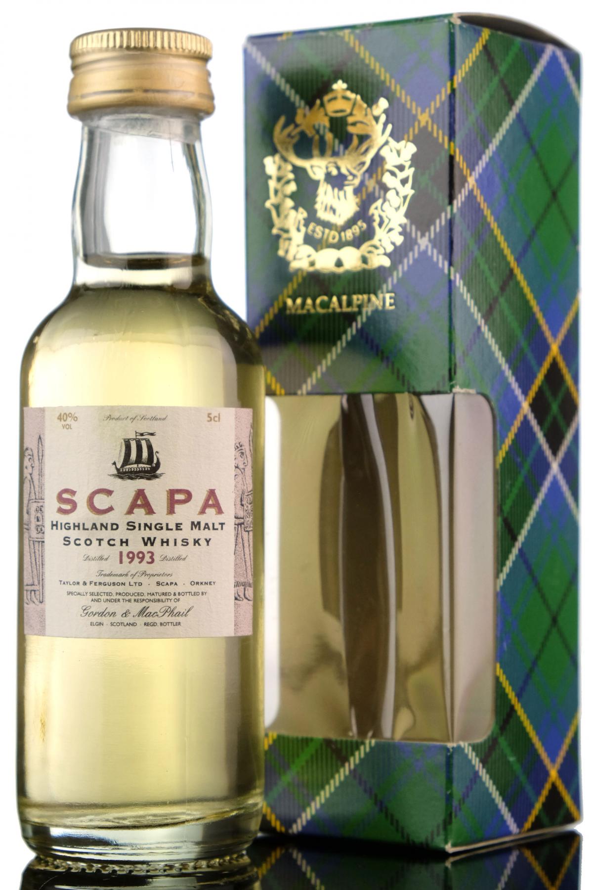 Scapa 1993 - Gordon & MacPhail Miniature