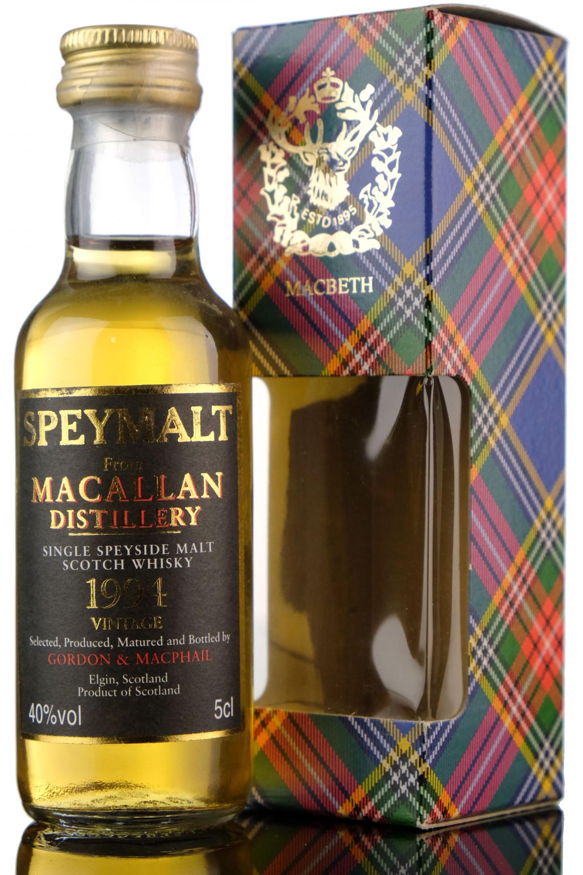 Macallan 1994 Speymalt - Gordon & MacPhail Miniature
