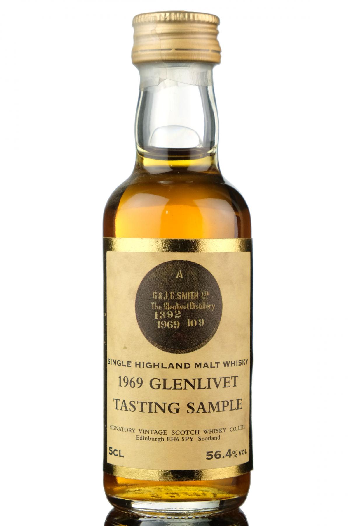 Glenlivet 1969 - Tasting Sample - Signatory Vintage Miniature