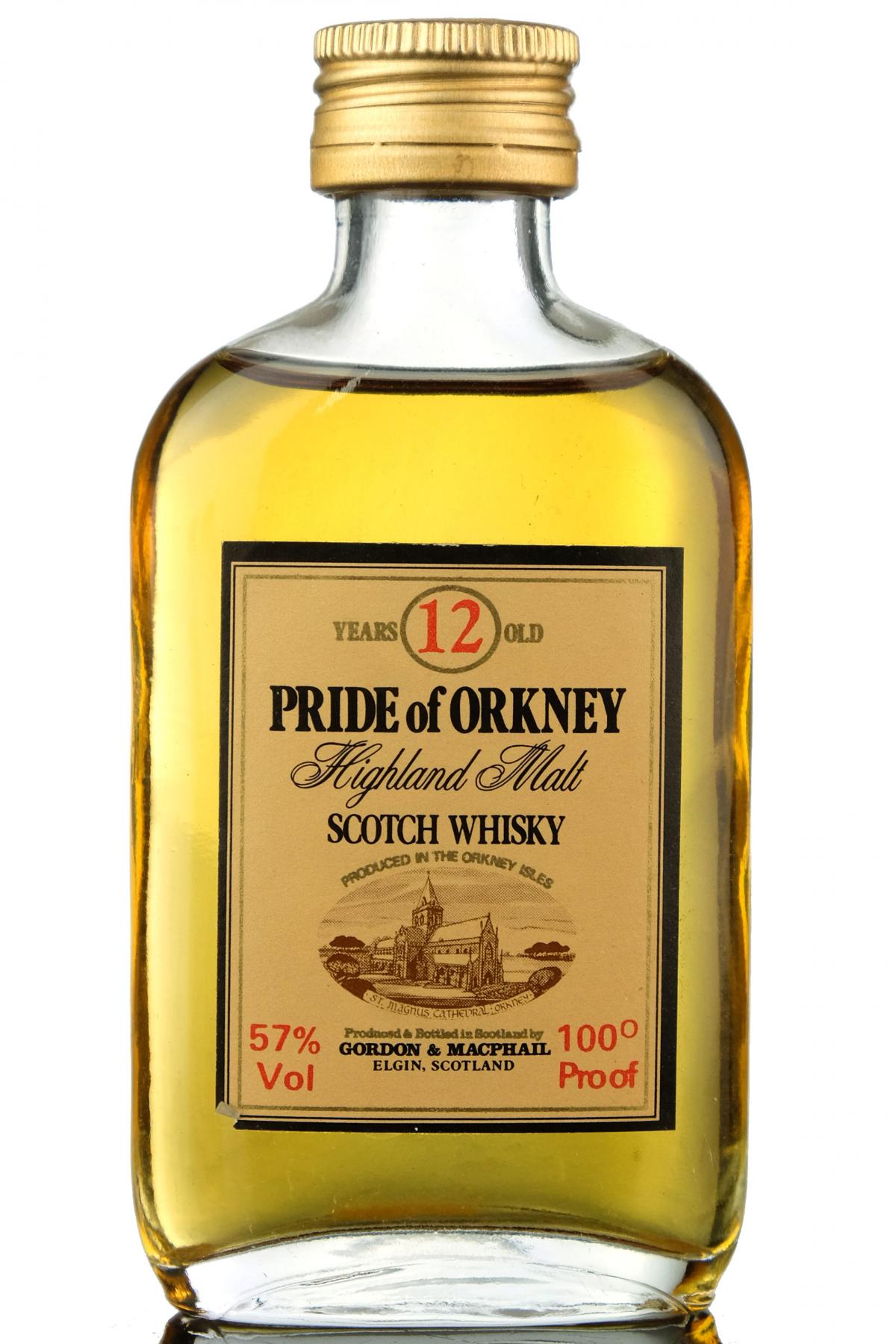 Pride Of Orkney 12 Year Old - 100 Proof - Gordon & MacPhail Miniature