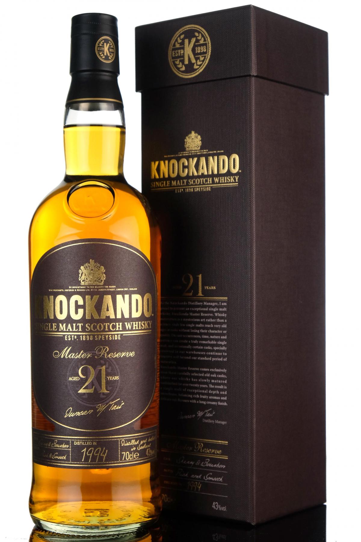 Knockando 1994 - 21 Year Old - Master Reserve