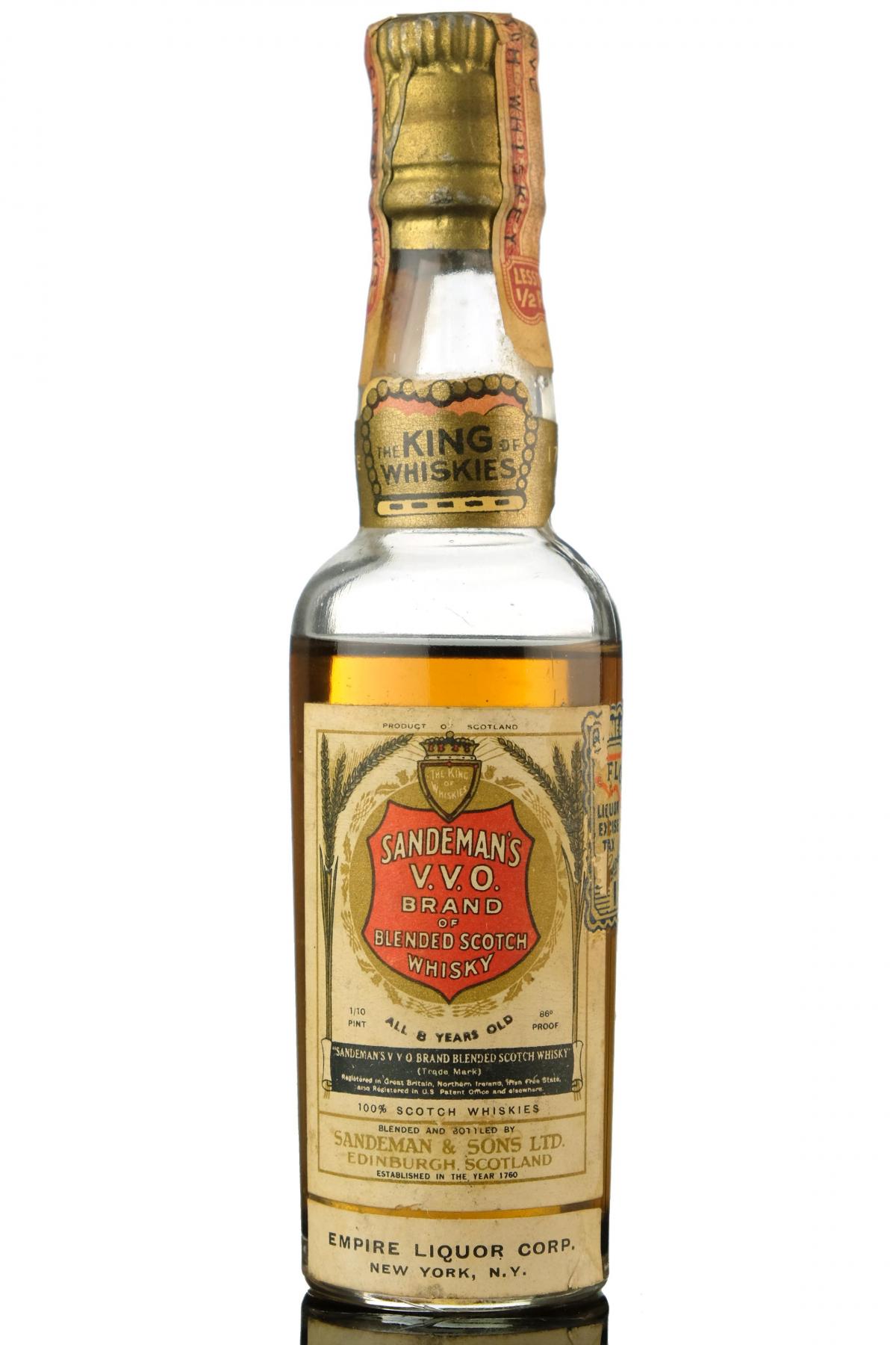 Sandeman 8 Year Old - 86 Proof Miniature