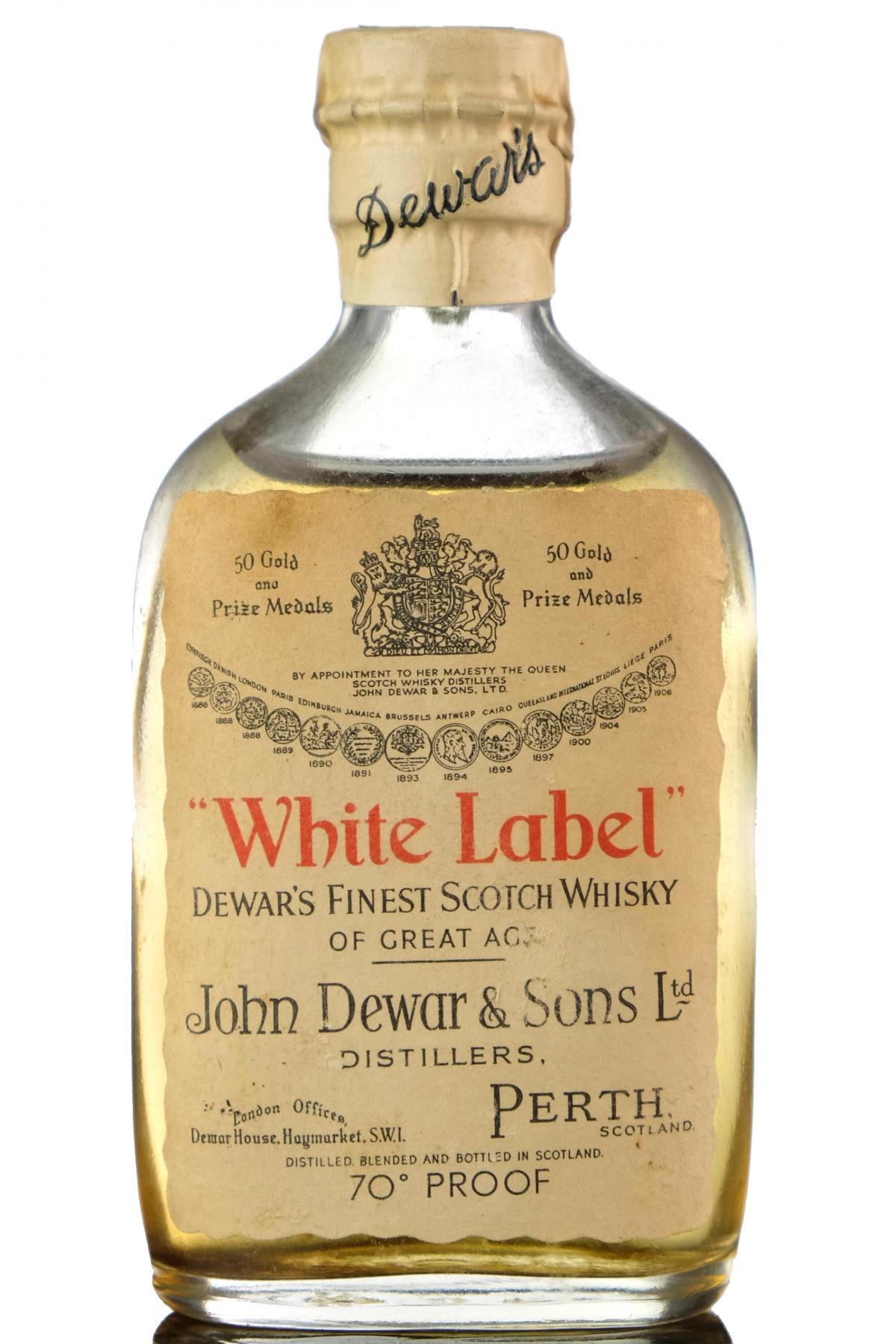 Dewars White Label - 70 Proof Miniature