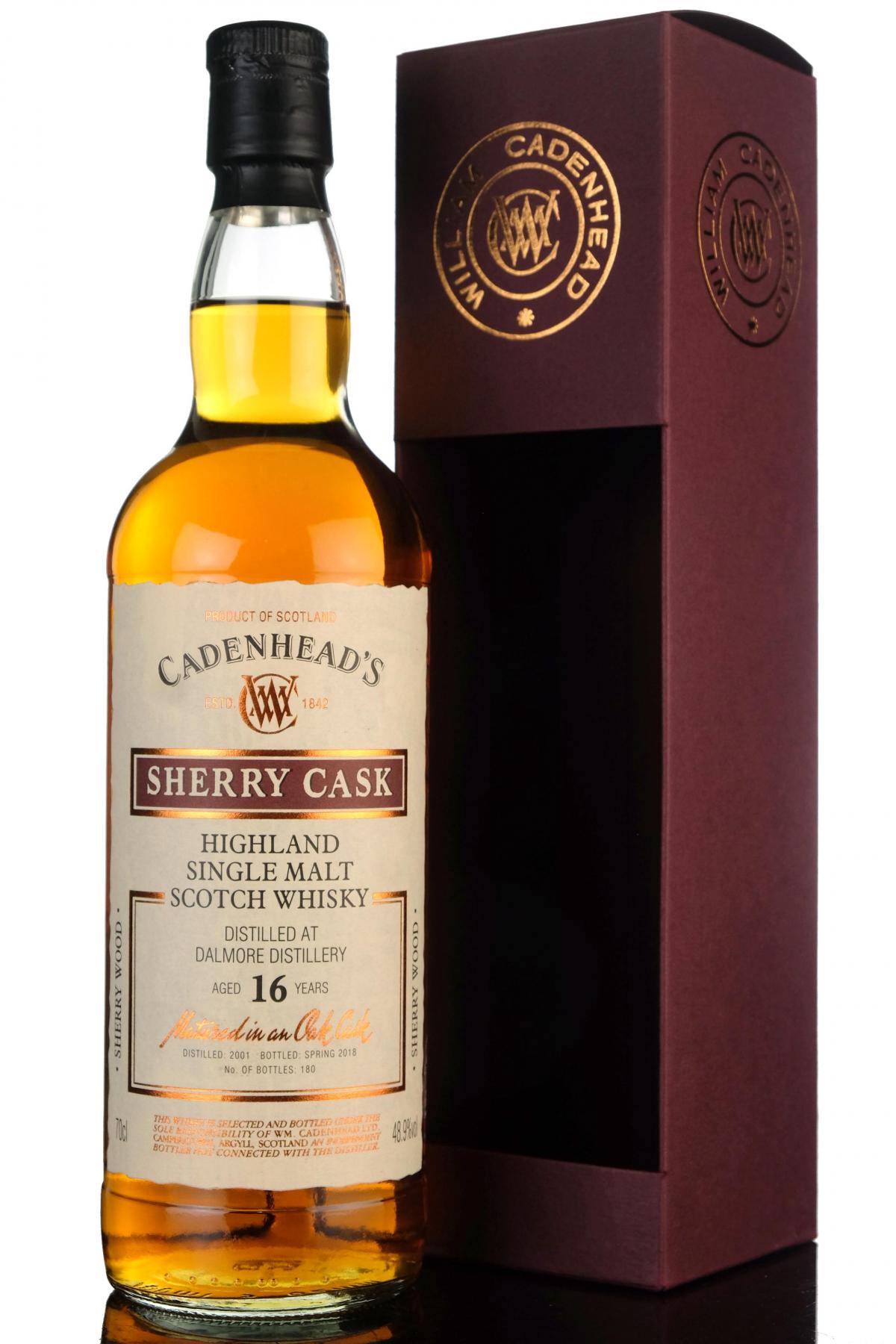 Dalmore 2001 - 2018 16 Cadenheads Sherry Cask