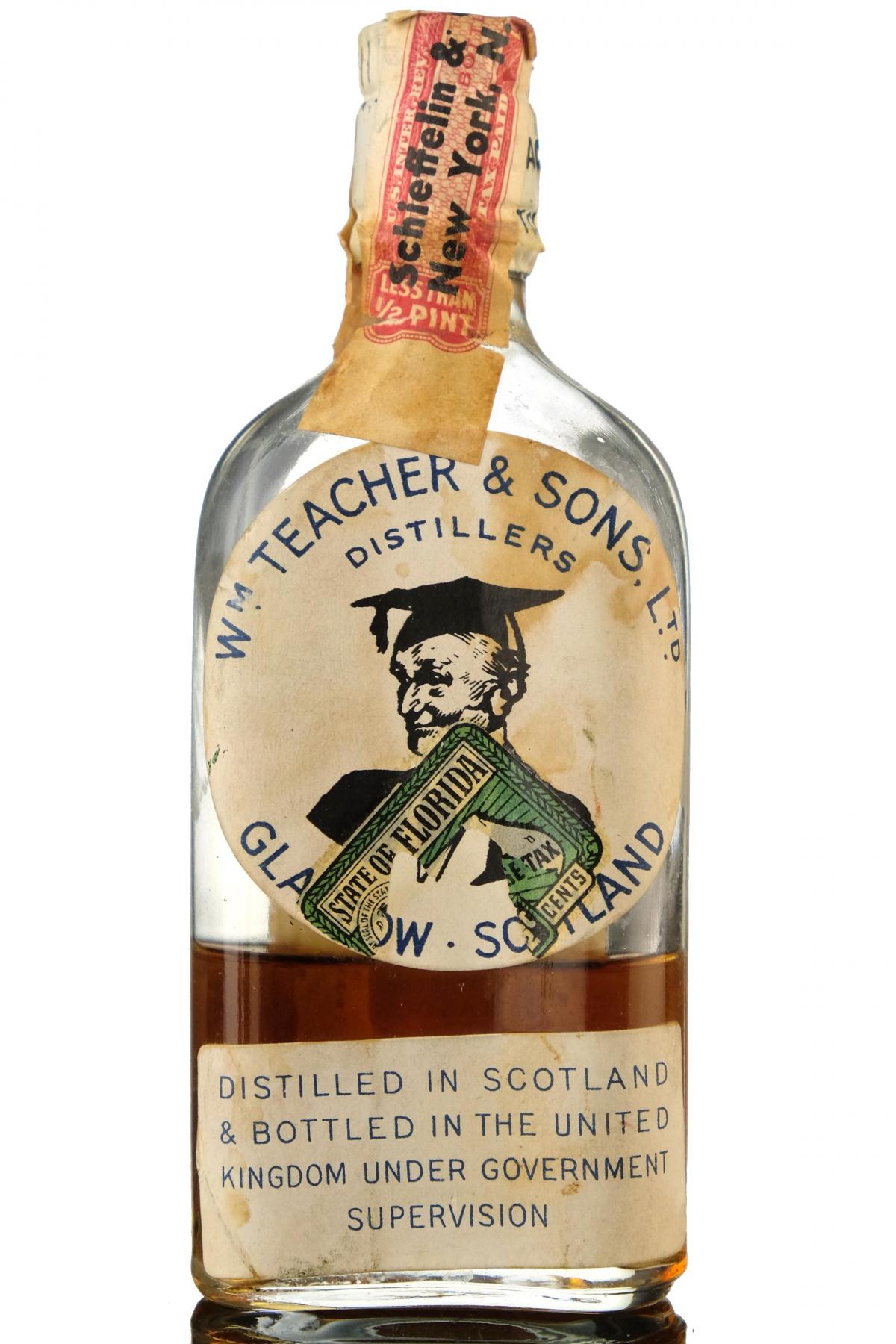 Teachers Highland Cream - 86 Proof Miniature