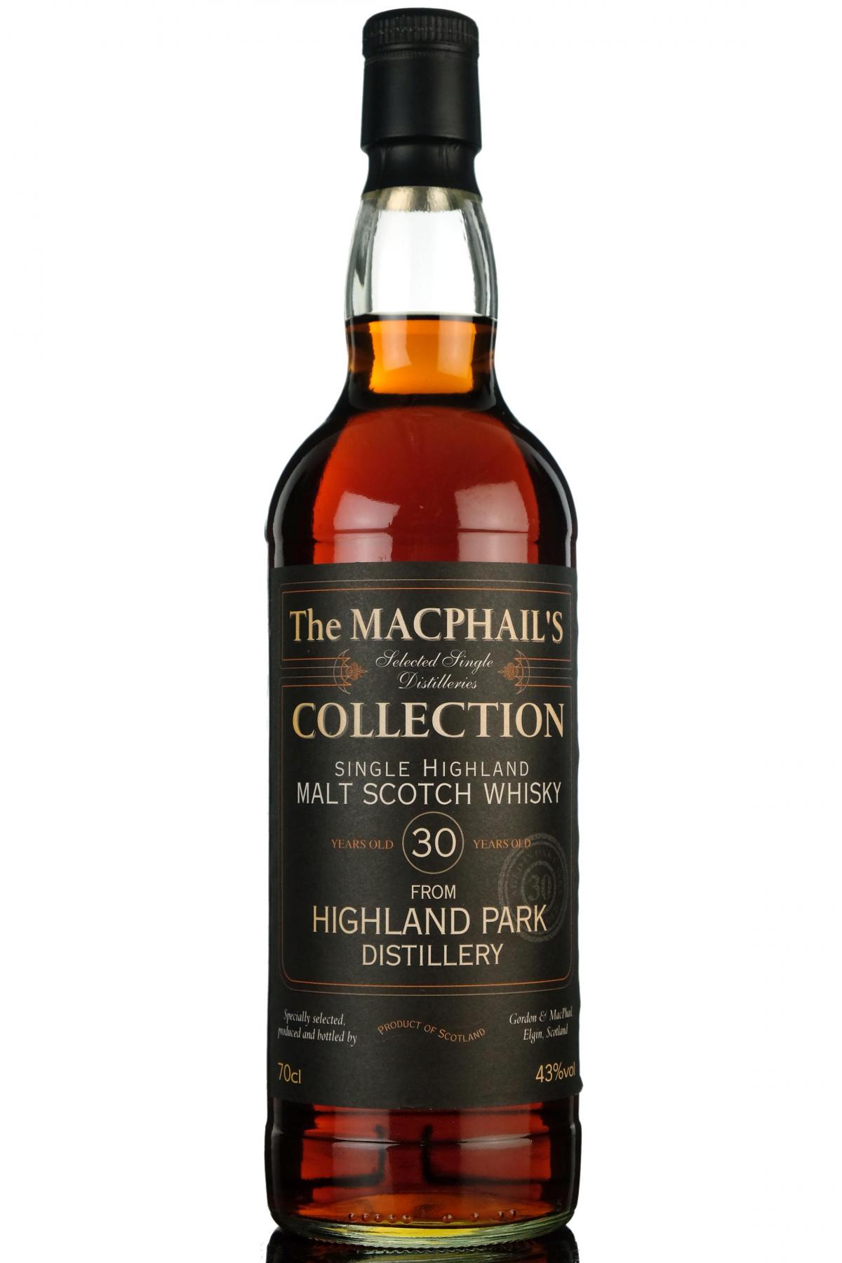 Highland Park 30 Macphails Collection
