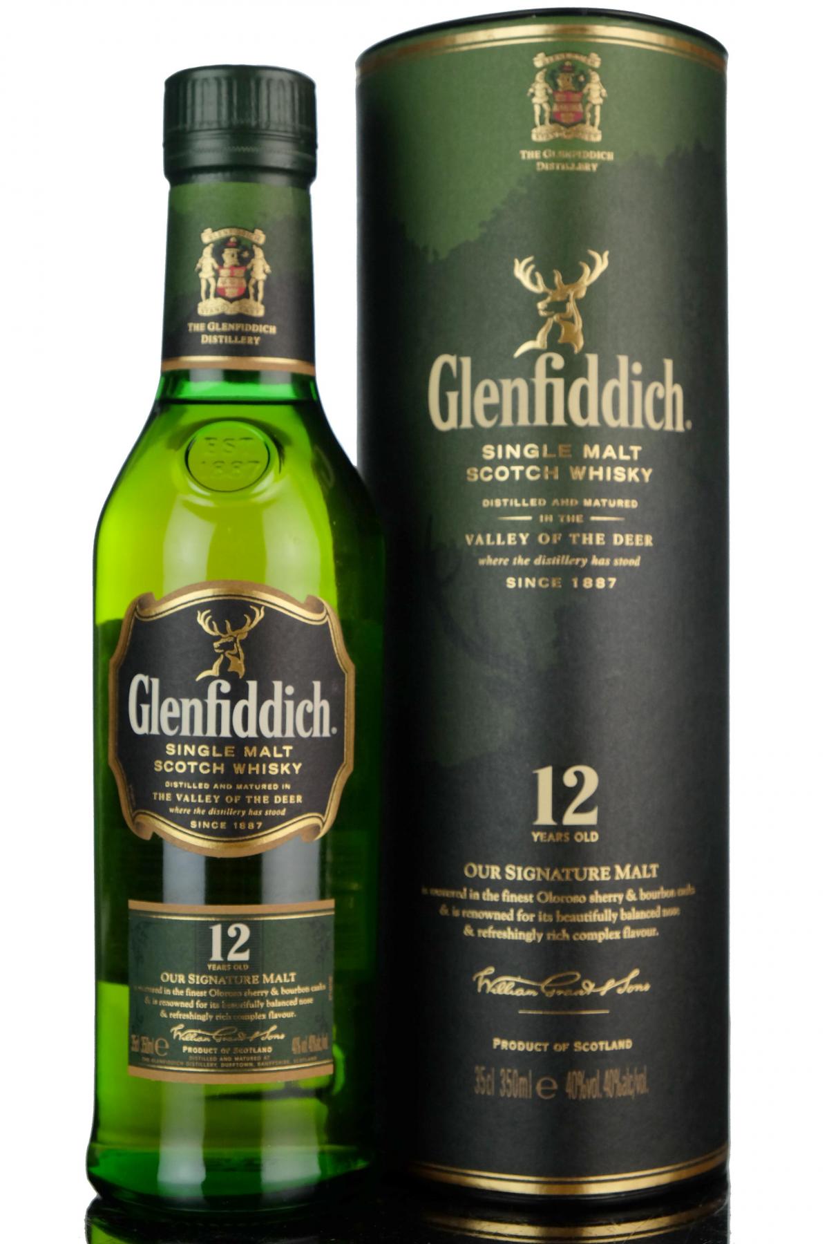 Glenfiddich 12 Year Old - Half Bottle