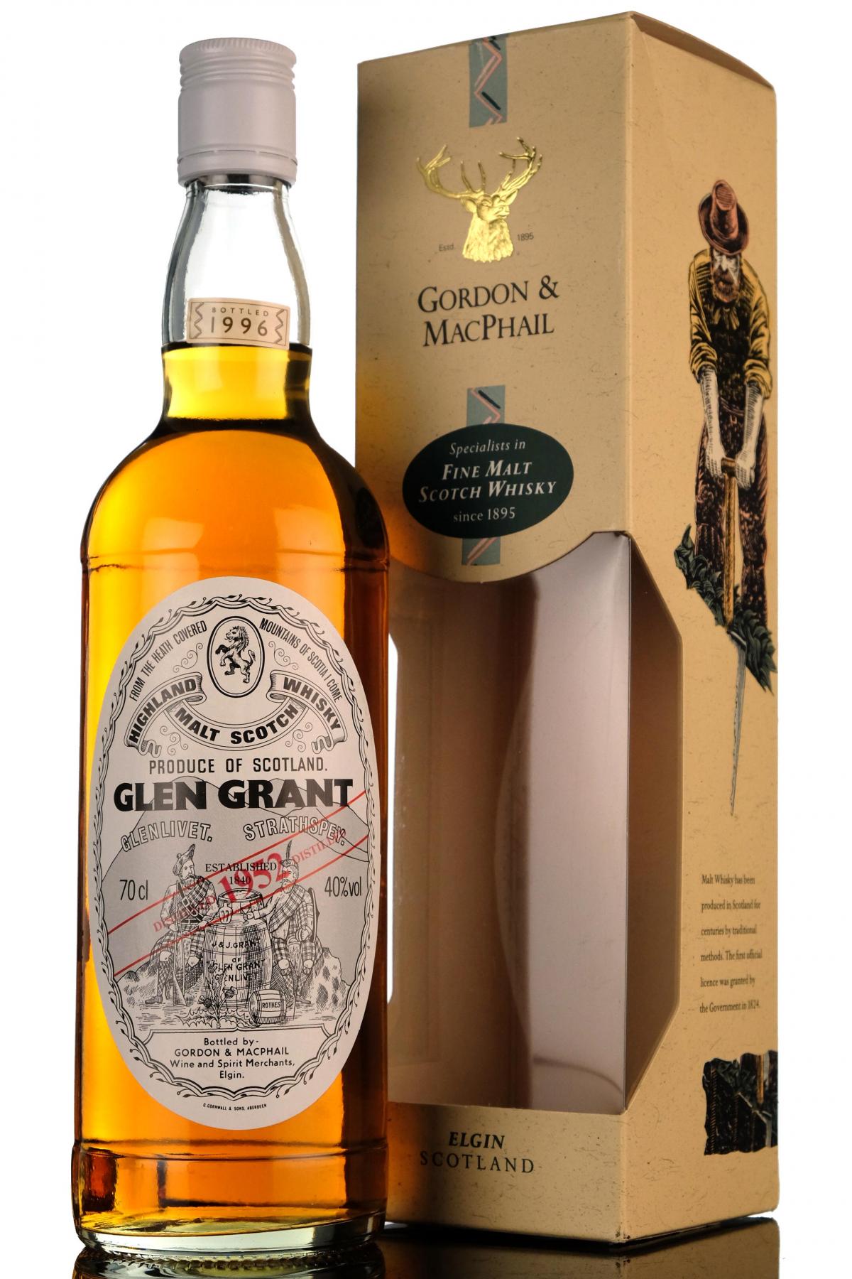 Glen Grant 19521996 Gordon MacPhail CHARITY AUCTION ZERO BUYER FEES