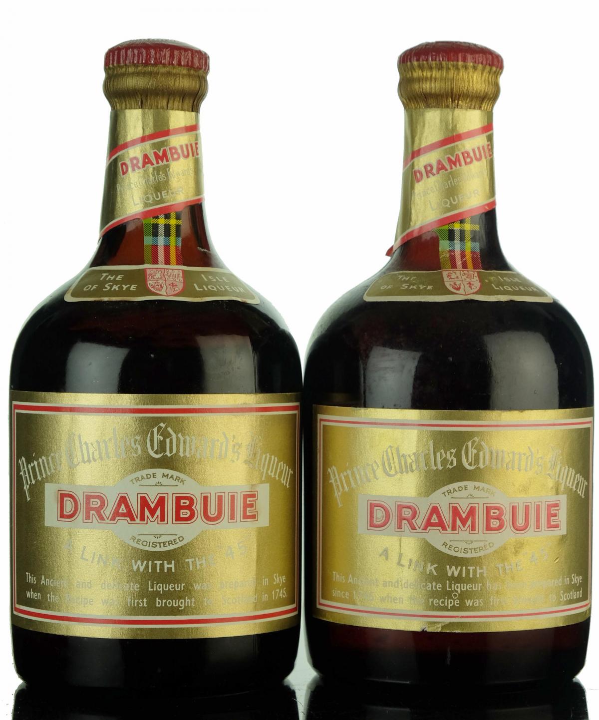 2 x Drambuie Liqueur - 1970s